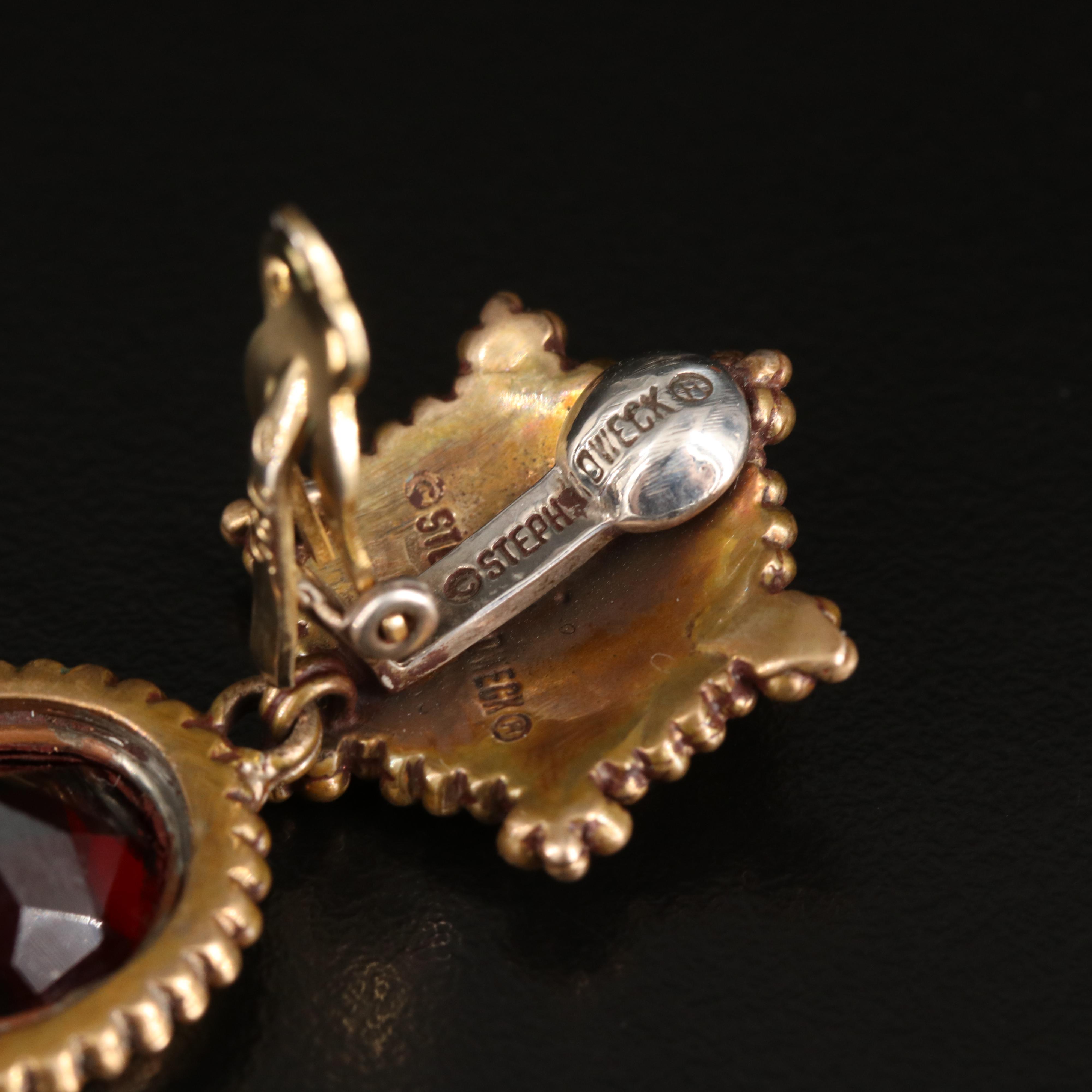 Stephen Dweck Garnet Earrings
