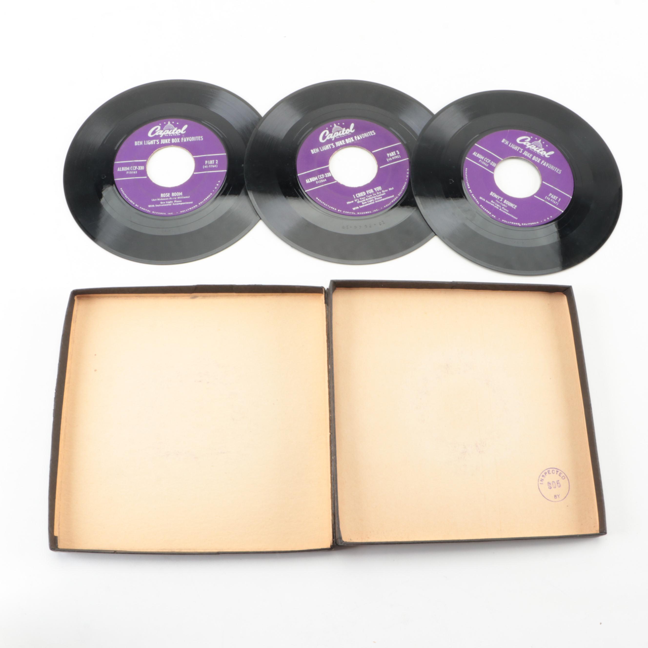 Ben Light's Juke Box Favorites and Other 45 RPM Vinyl Records