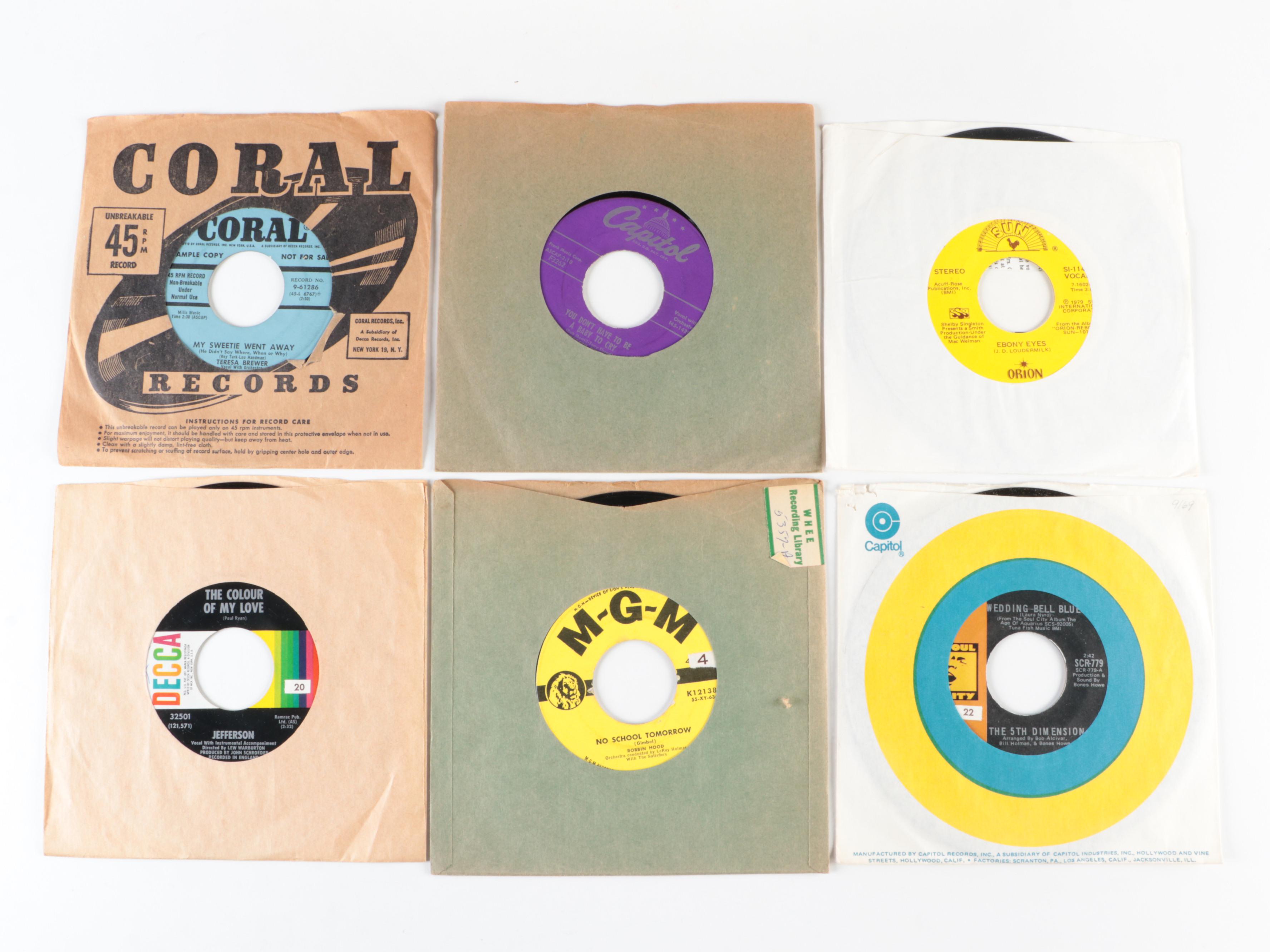 Ben Light's Juke Box Favorites and Other 45 RPM Vinyl Records