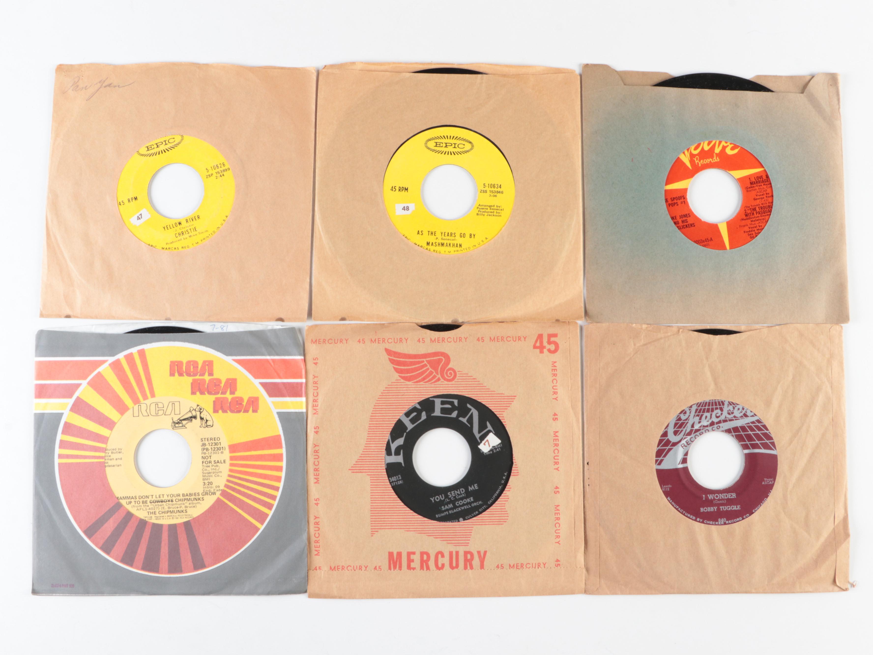 Ben Light's Juke Box Favorites and Other 45 RPM Vinyl Records