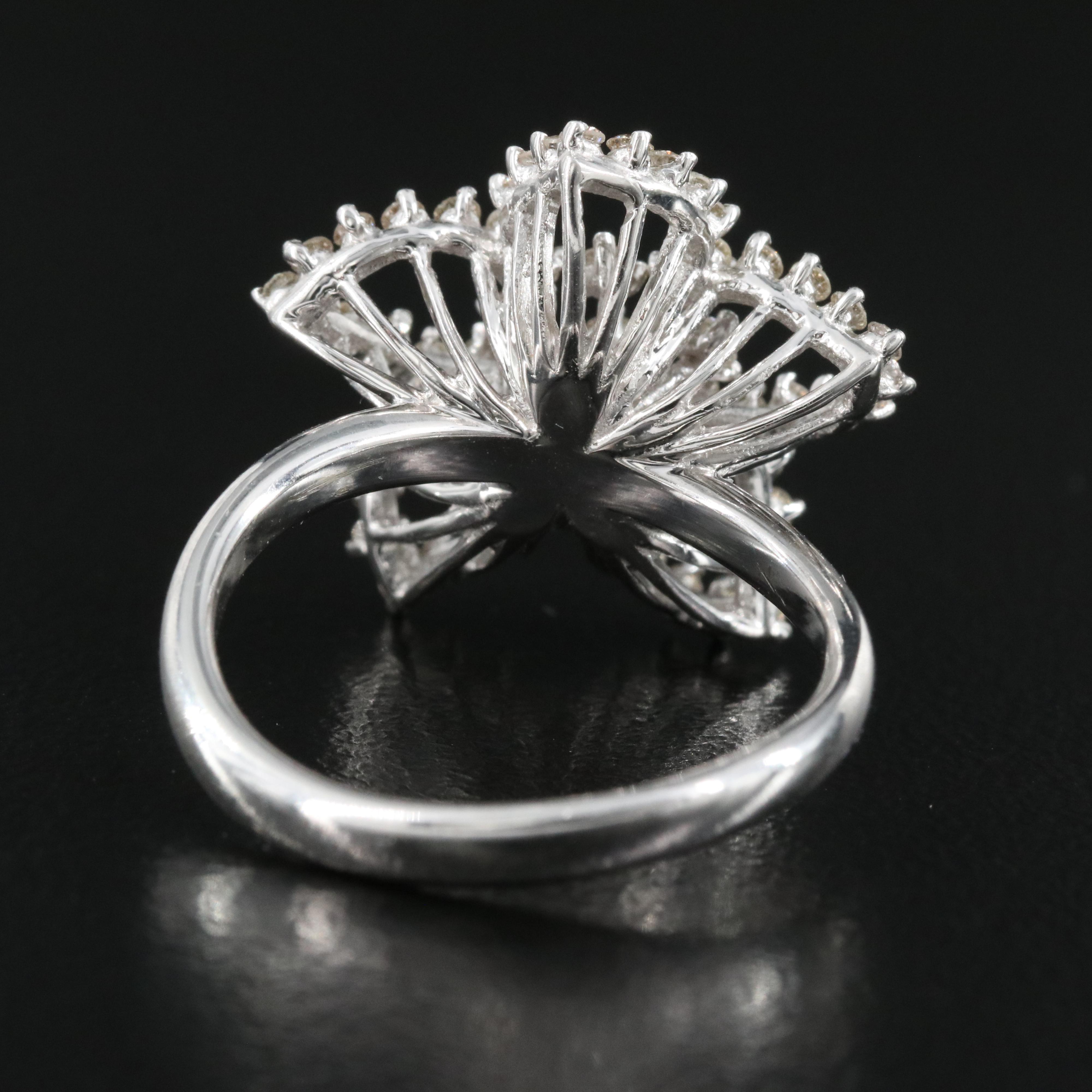 14K 0.71 CTW Diamond Star Ring