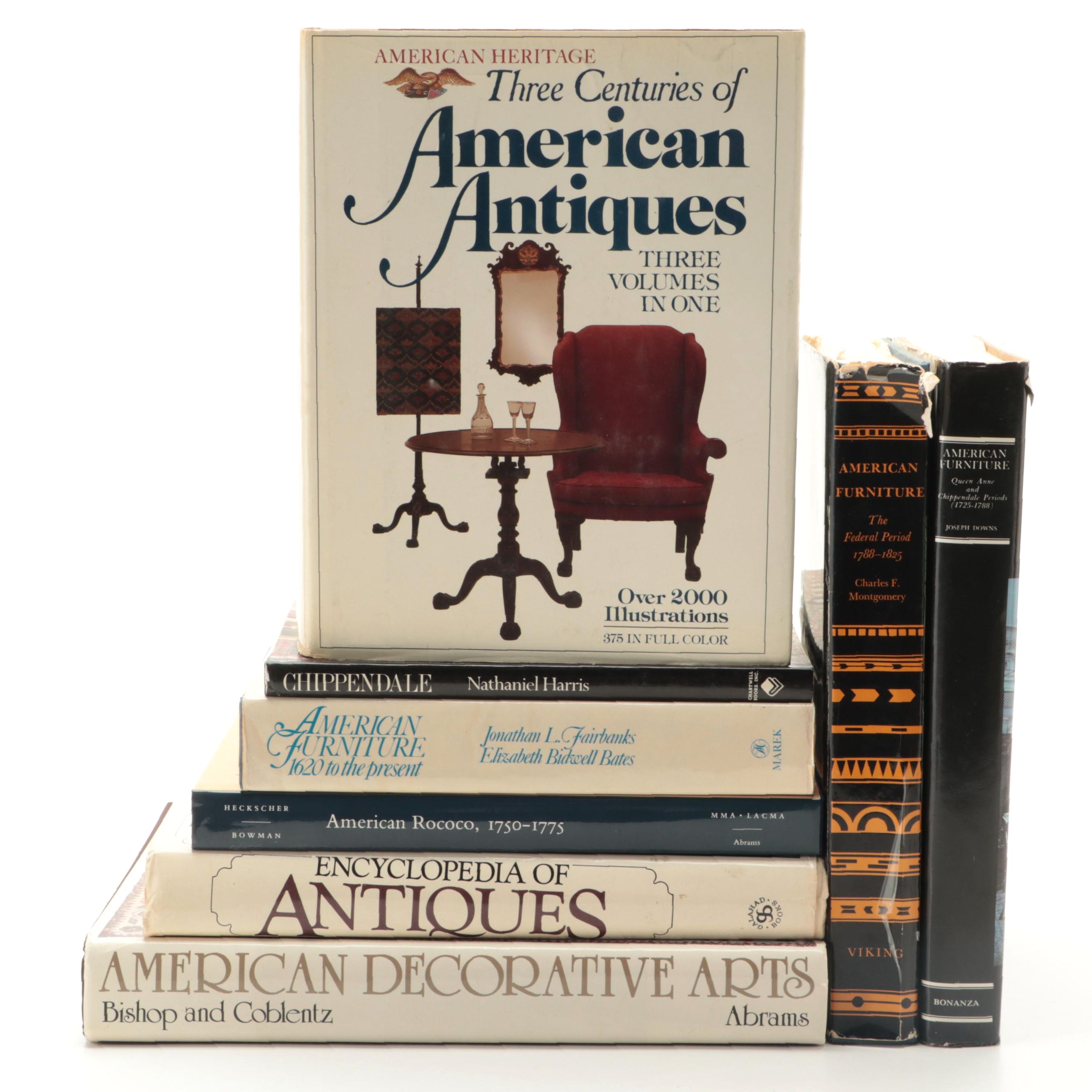 First Edition Thus "Three Centuries of American Antiques" and More Books