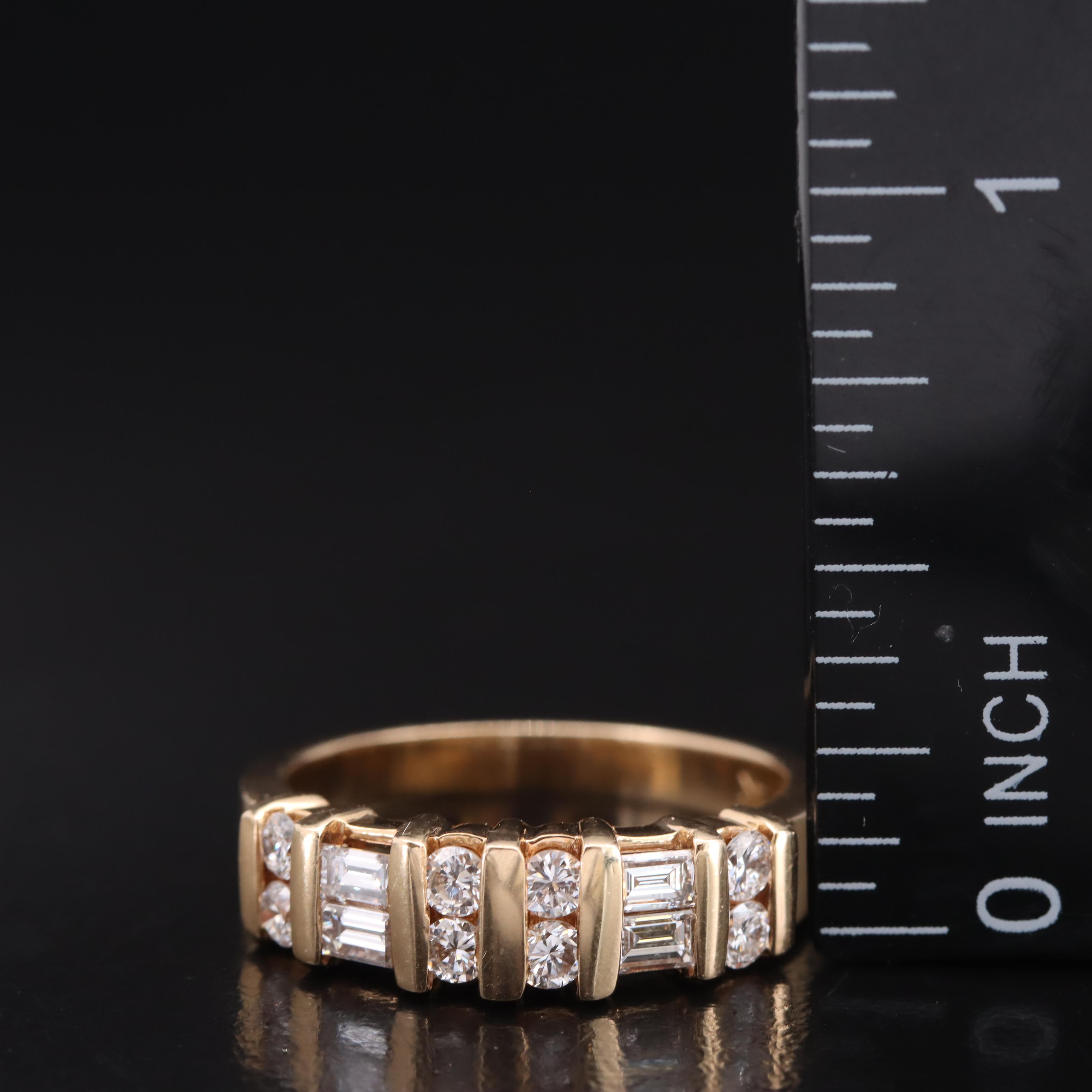 14K 0.64 CTW Diamond Band