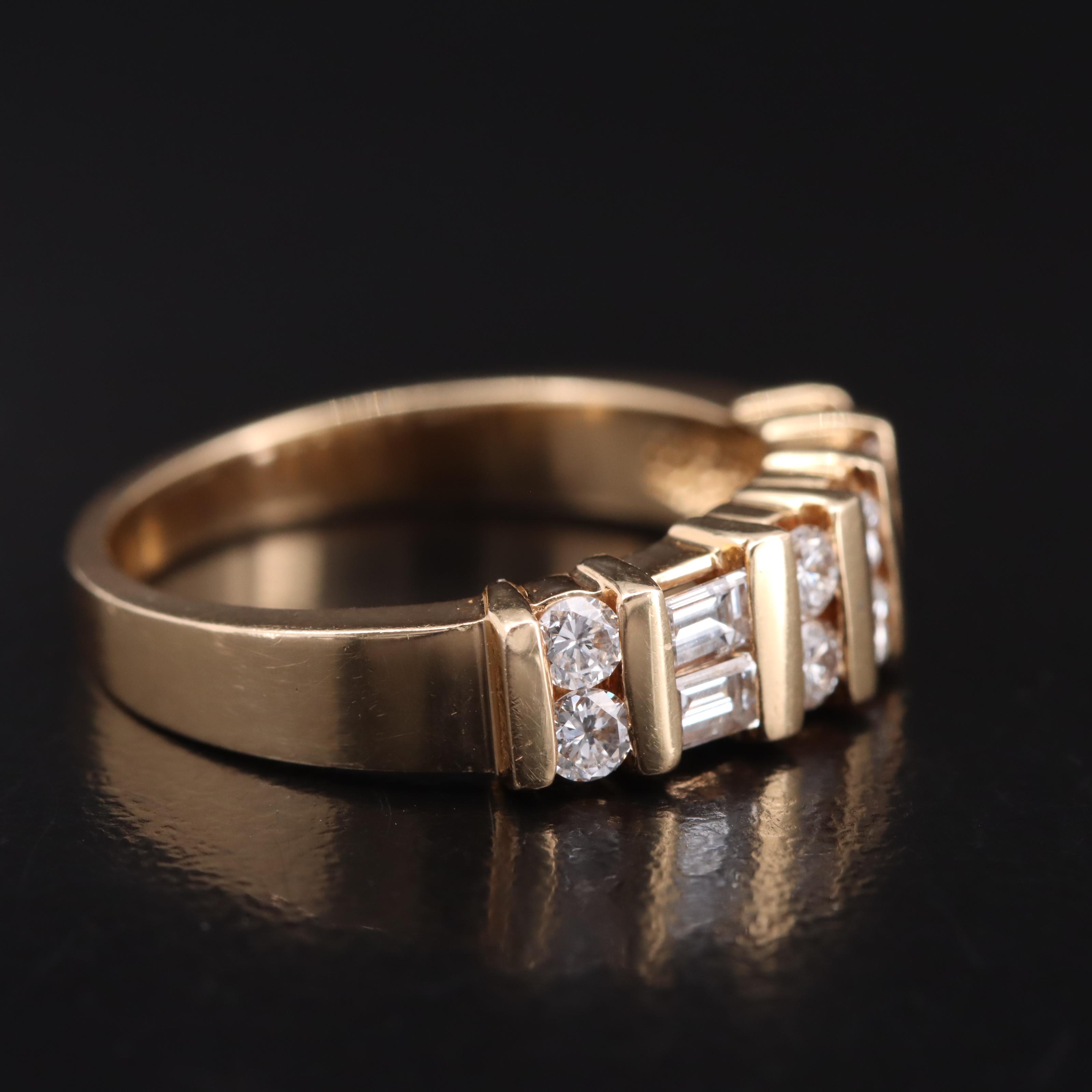 14K 0.64 CTW Diamond Band