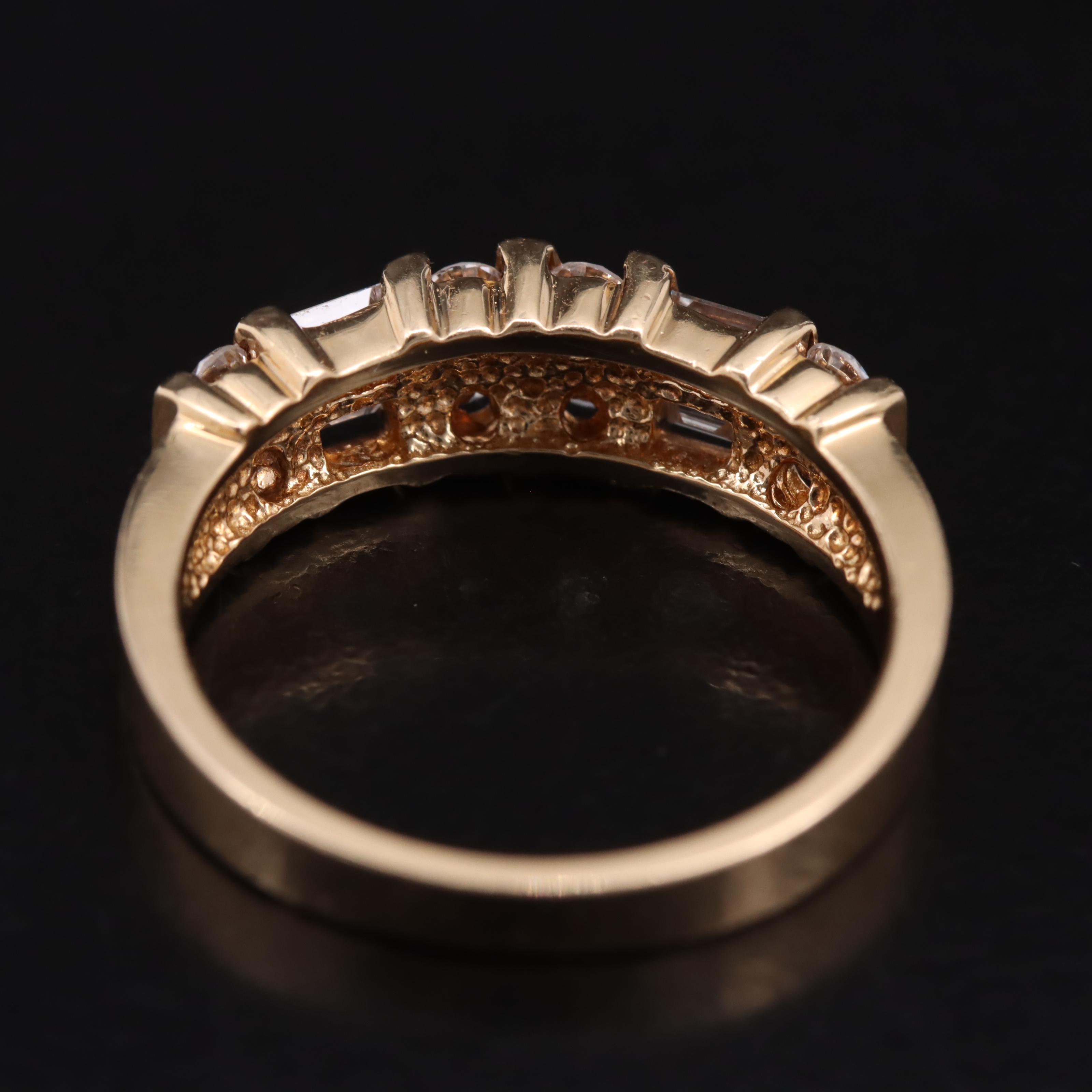 14K 0.64 CTW Diamond Band
