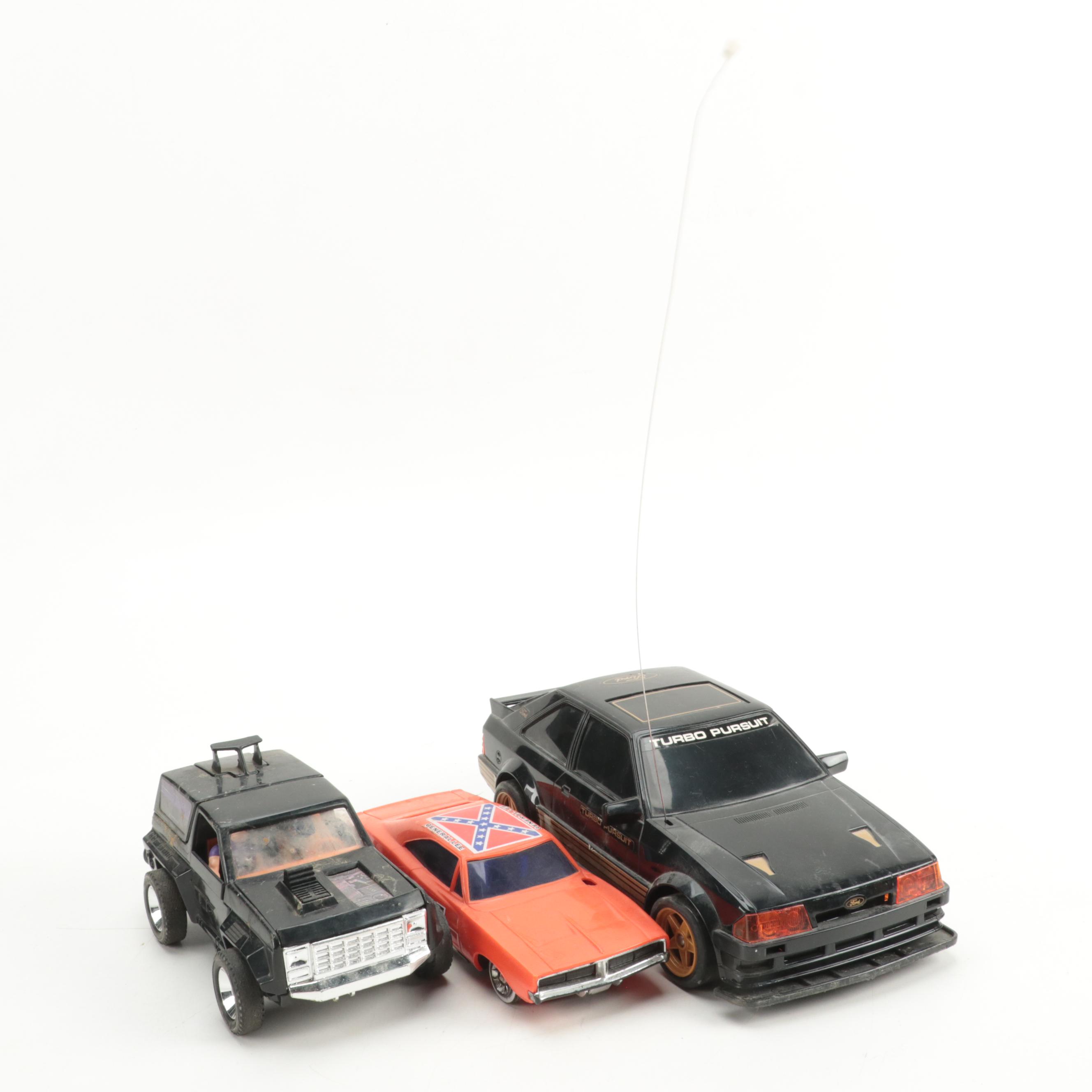 Dukes of Hazzard With Other Diecast and Remote Control Cars, Action Figures