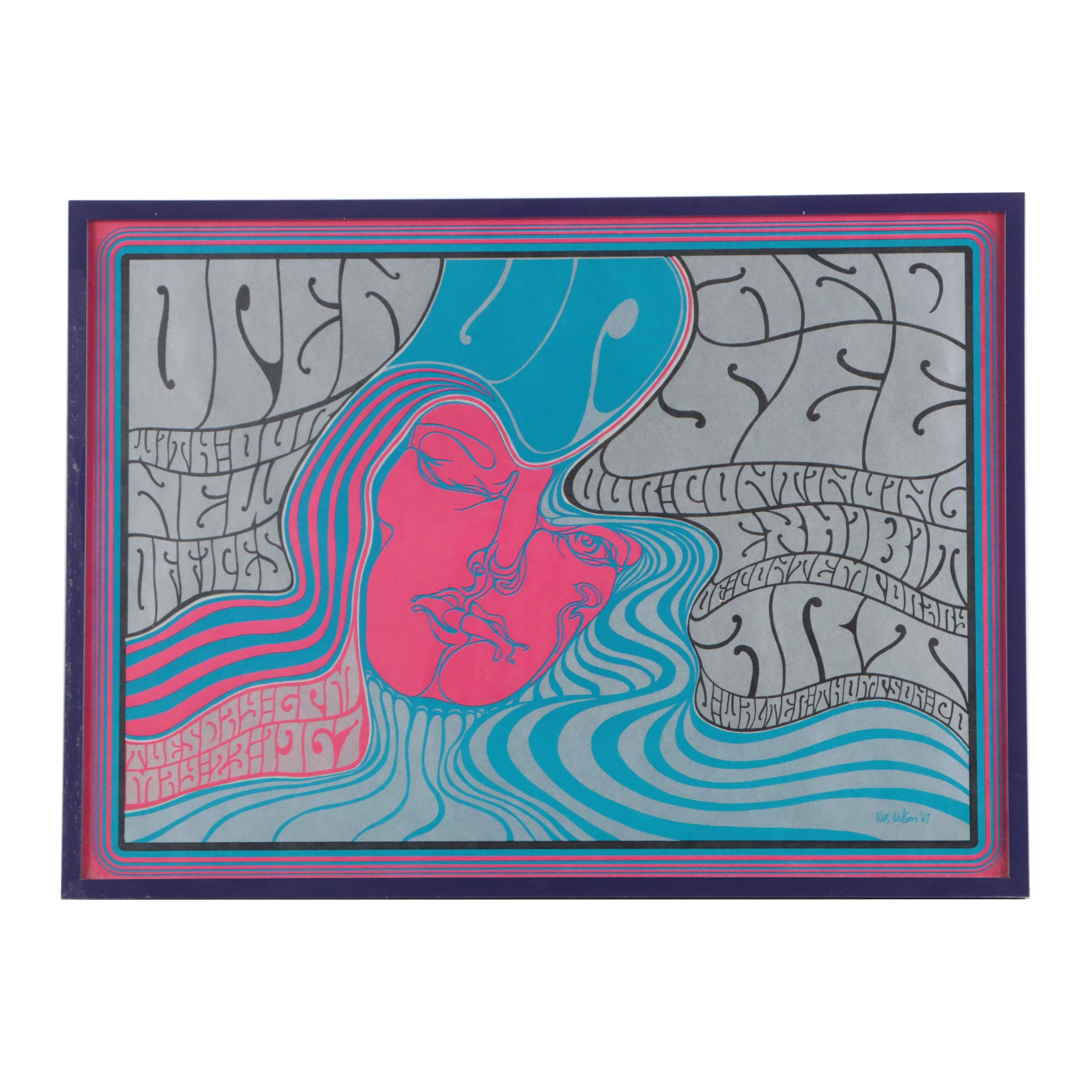 J. Walter Thompson Co. Lithograph Advertisement Poster After West Wilson, 1967