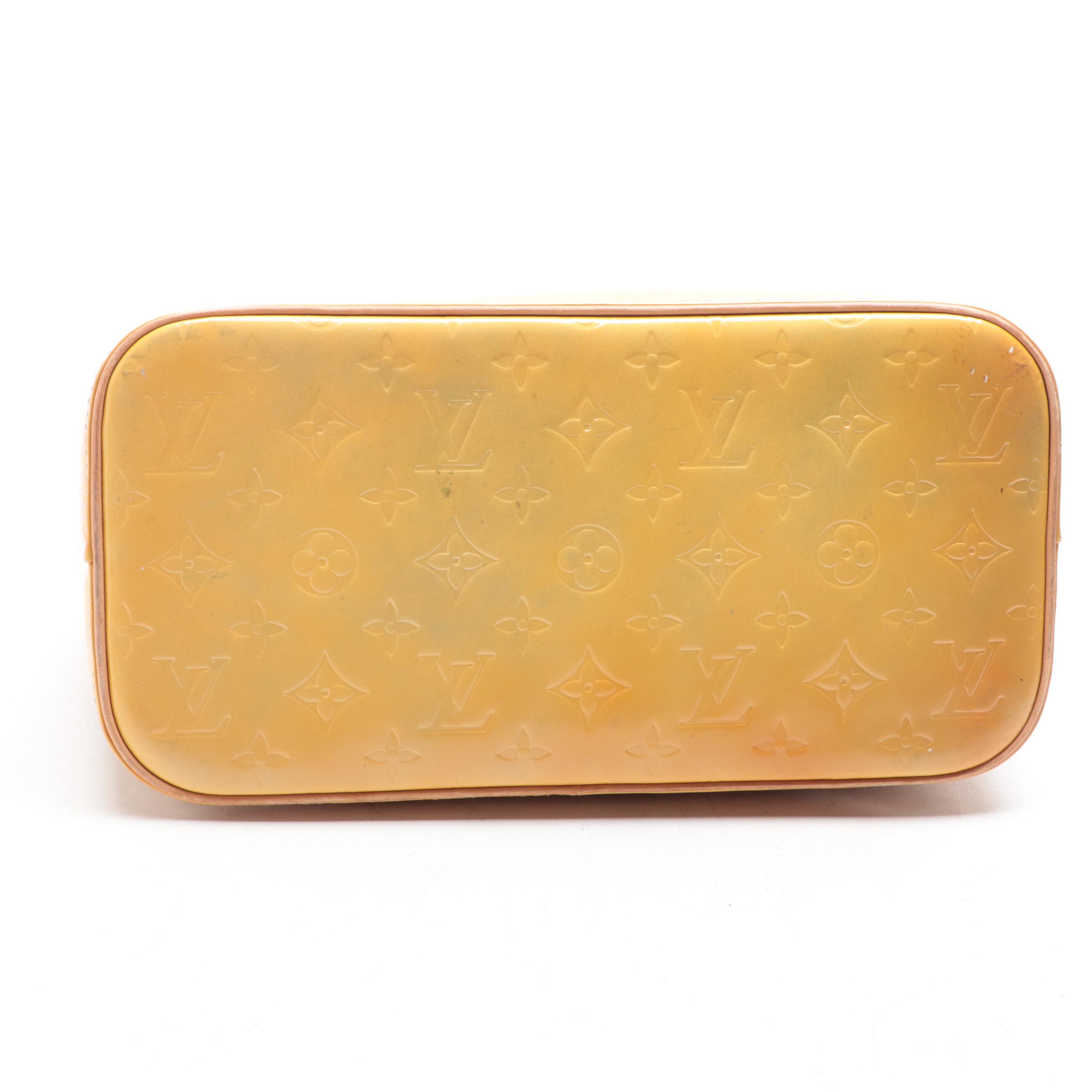 Louis Vuitton Houston Bag in Monogram Vernis and Vachetta Leather