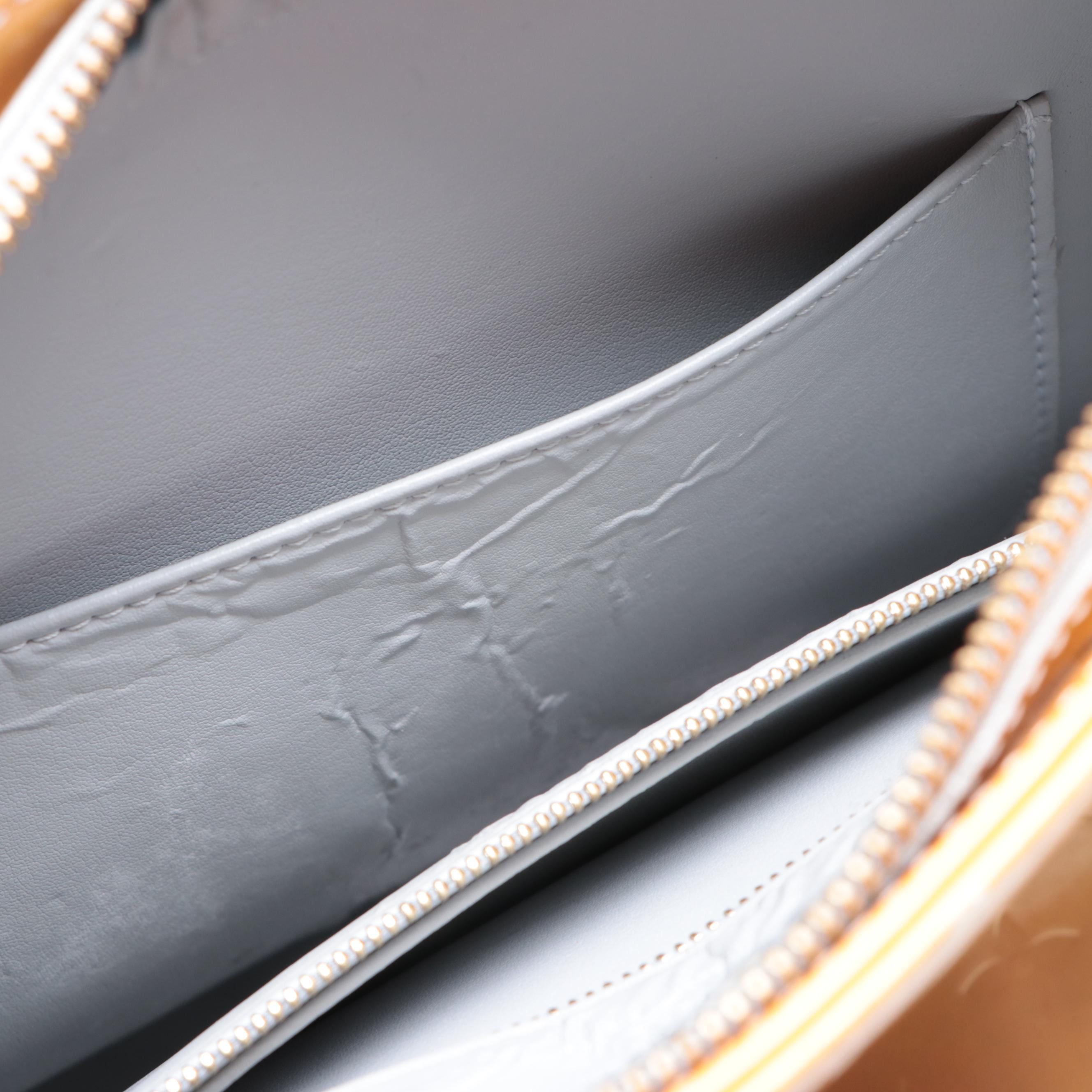 Louis Vuitton Houston Bag in Monogram Vernis and Vachetta Leather