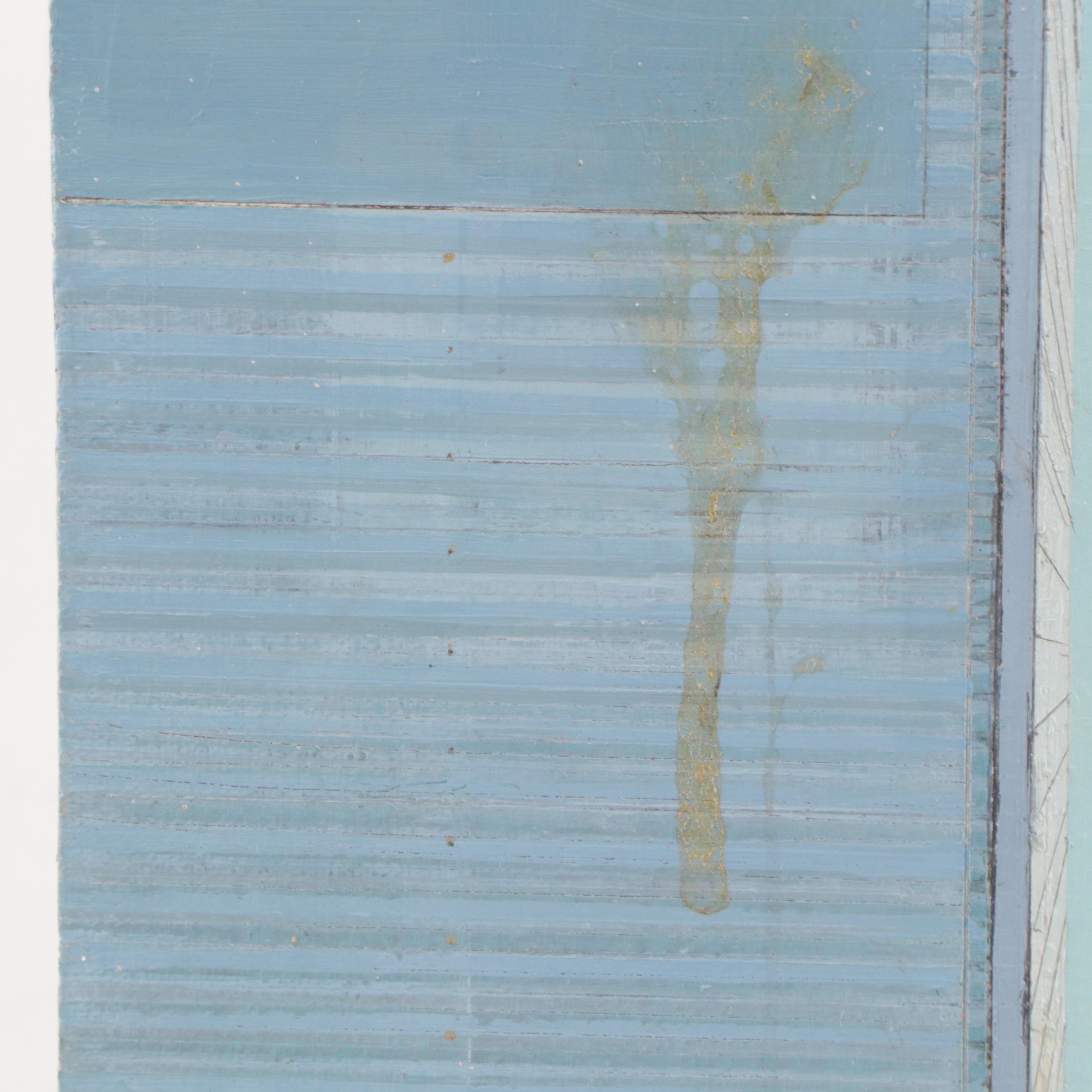 Abstract Acrylic Painting, Late 20th Century