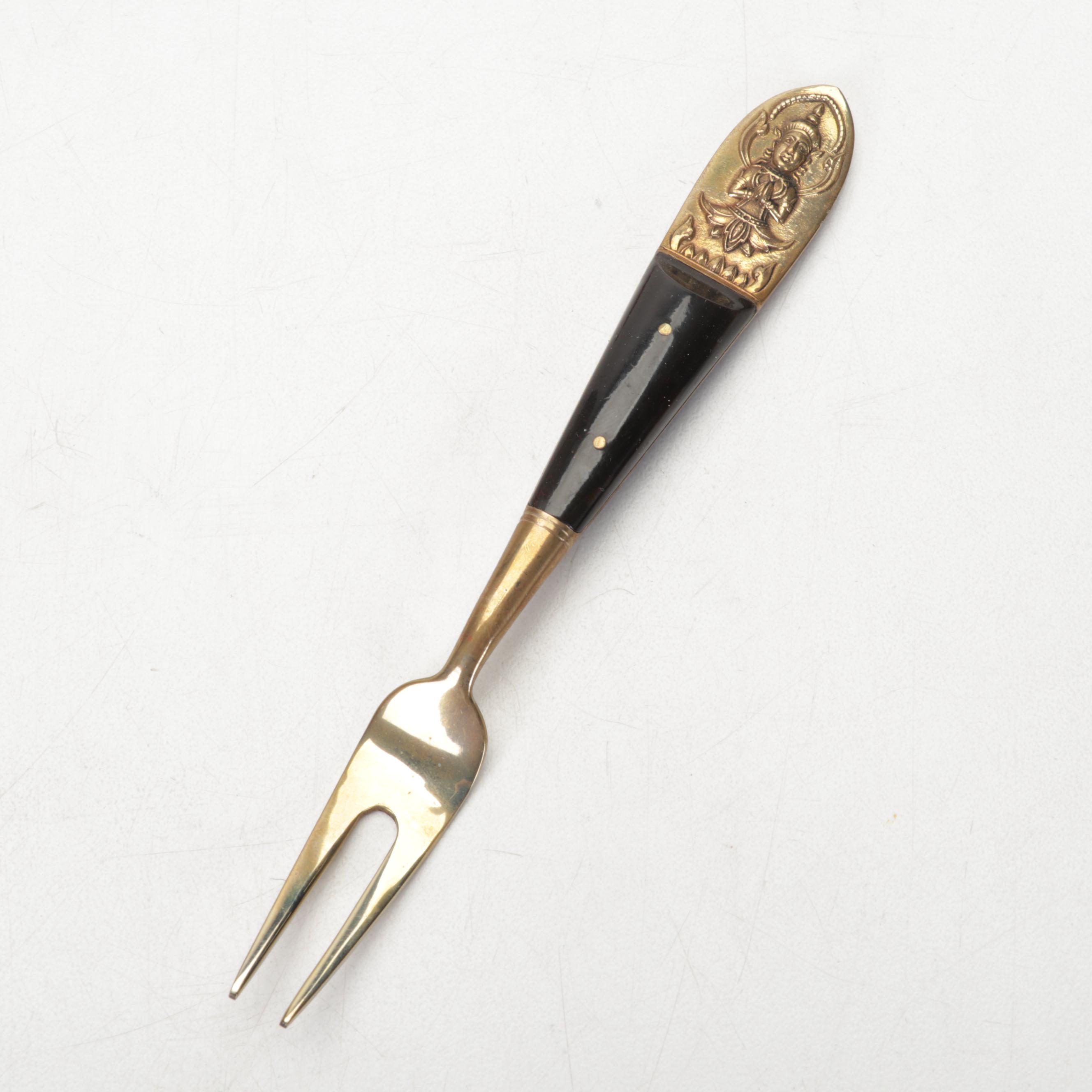 Engraved Middle Eastern Copper and Brass Samovar with Other Tableware and Décor