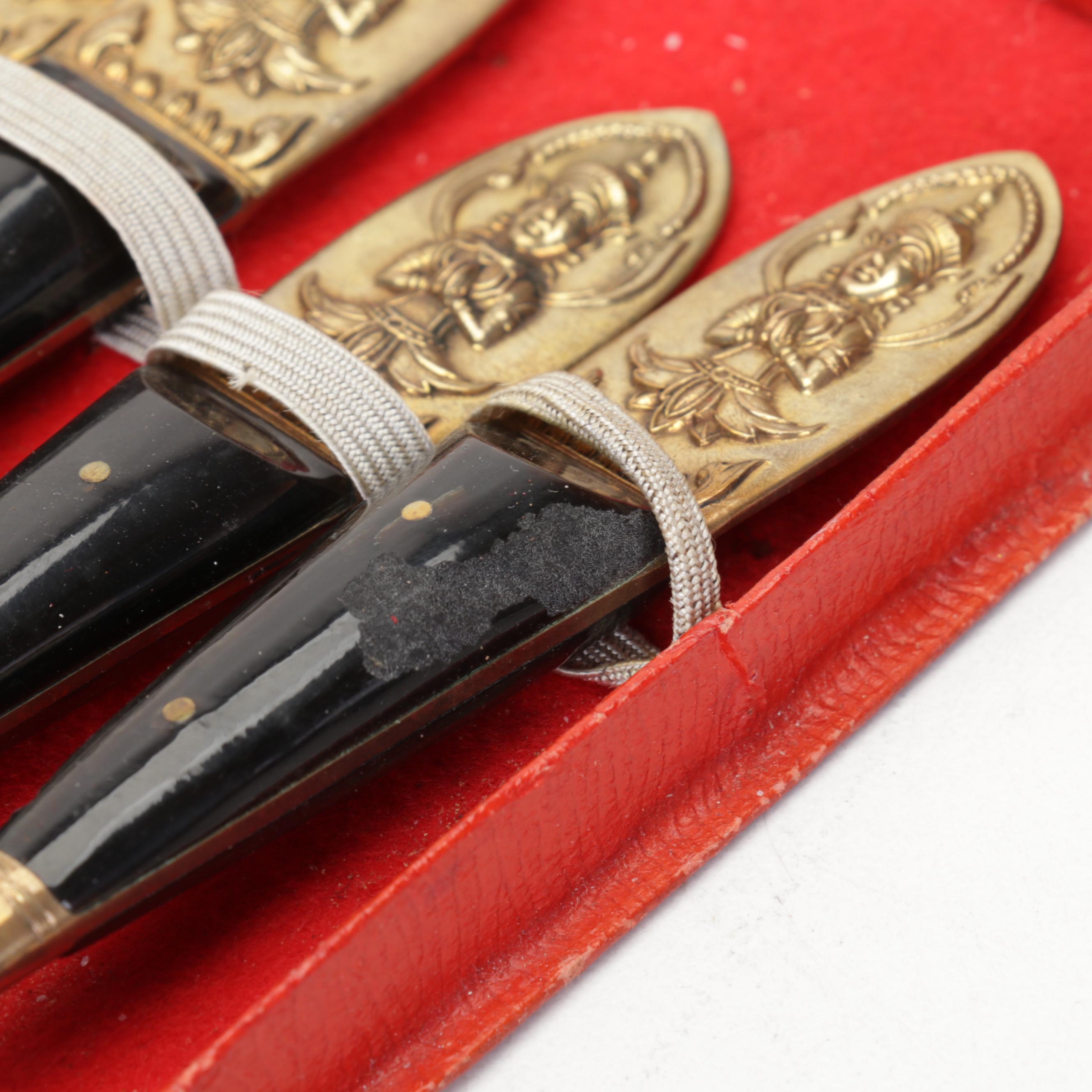 Engraved Middle Eastern Copper and Brass Samovar with Other Tableware and Décor