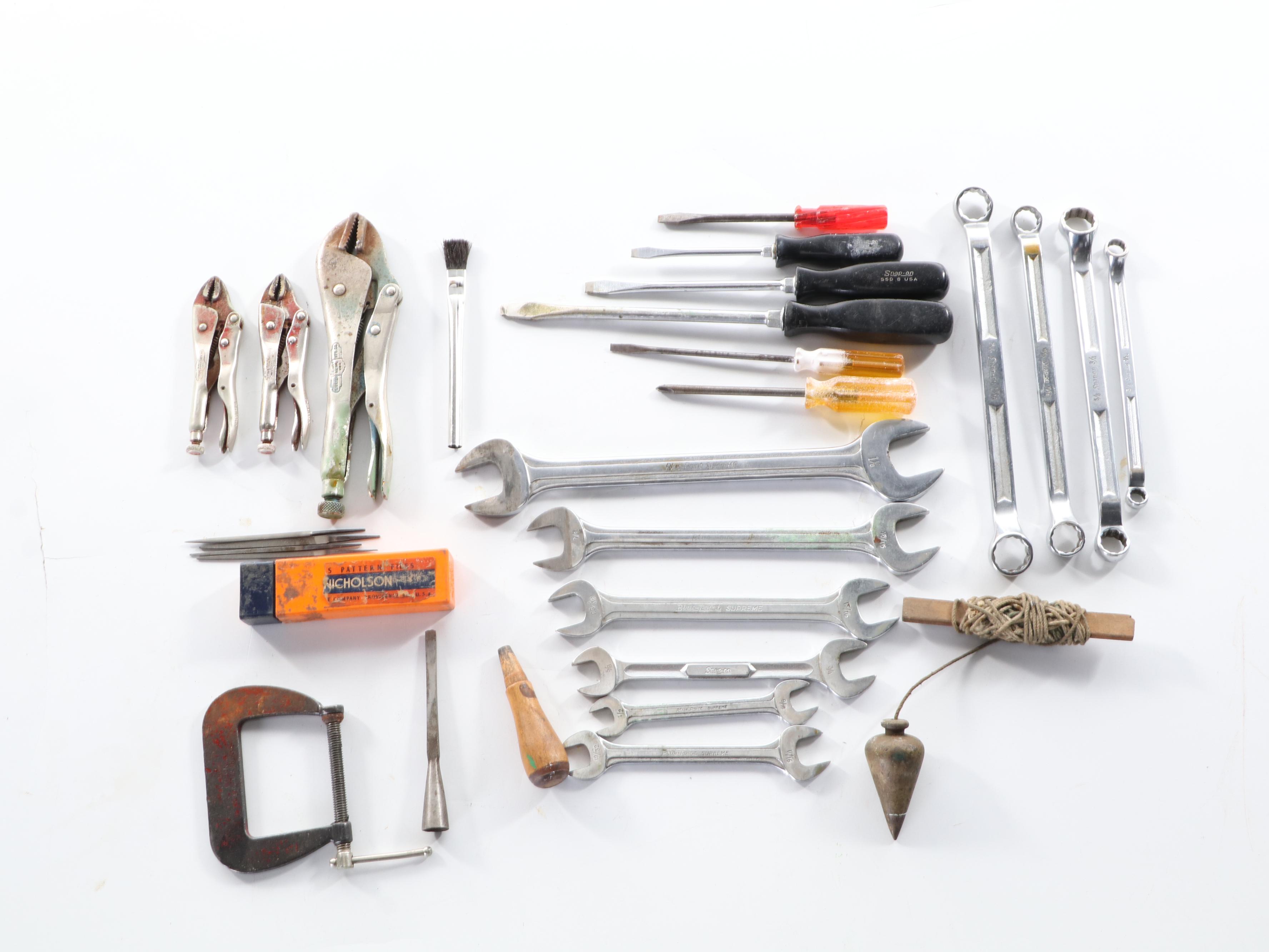 Park Manufacturing Co. Tool Box With Wrenches, Screwdrivers, and More Tools