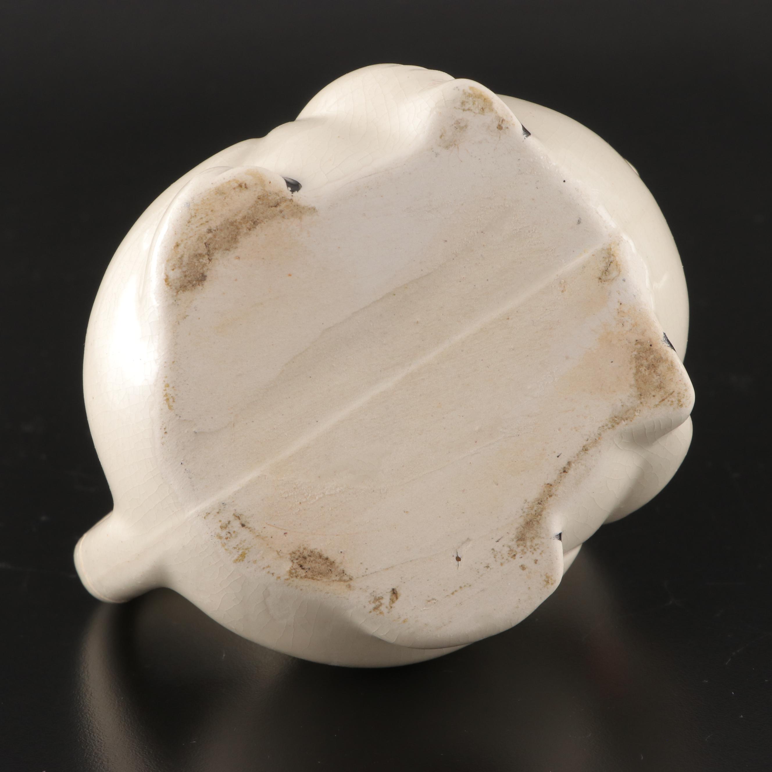 Shawnee Pottery Pig Cream and Sugar Set with Centerpiece Bowl and Planters