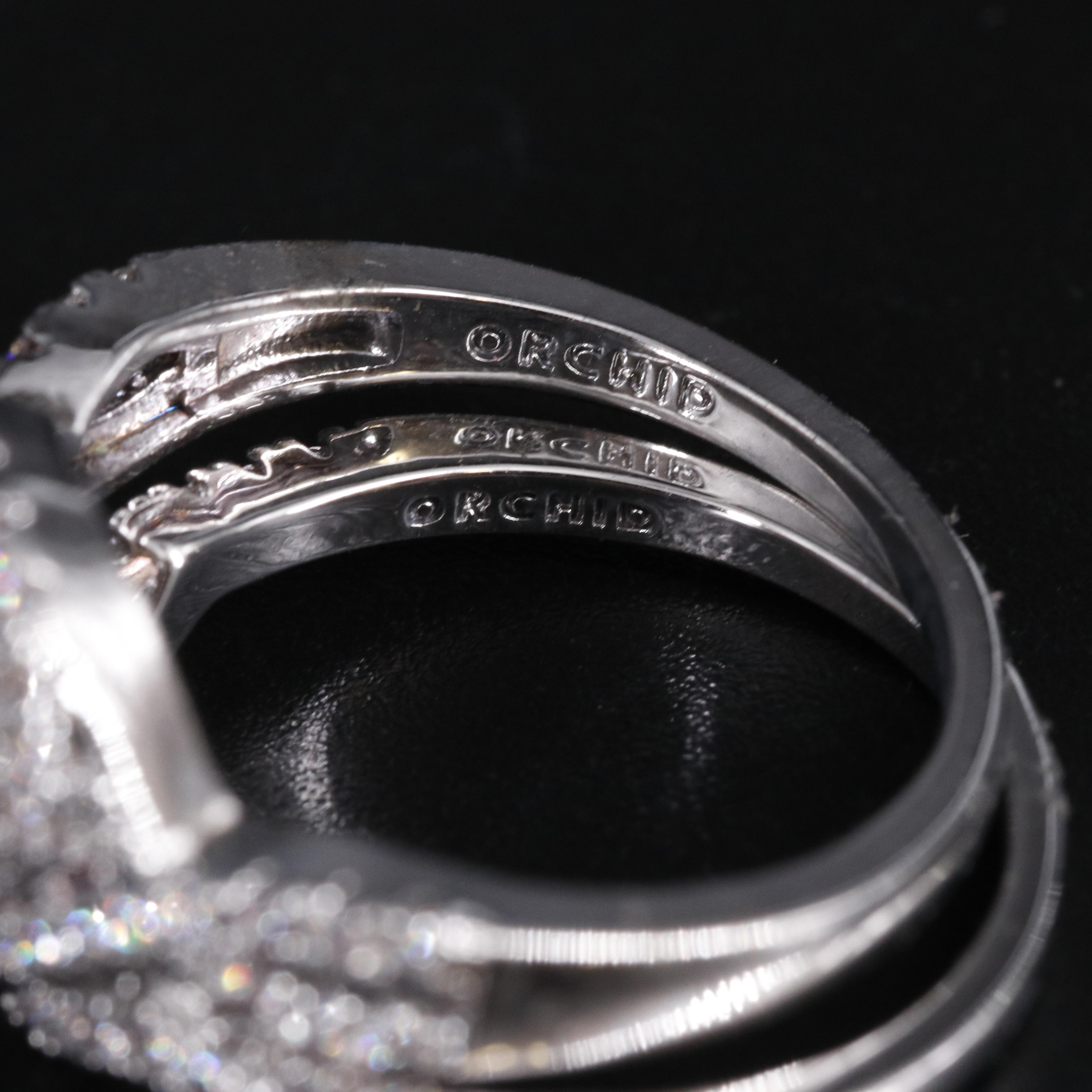 Cubic Zirconia Ring and Enhancer Band