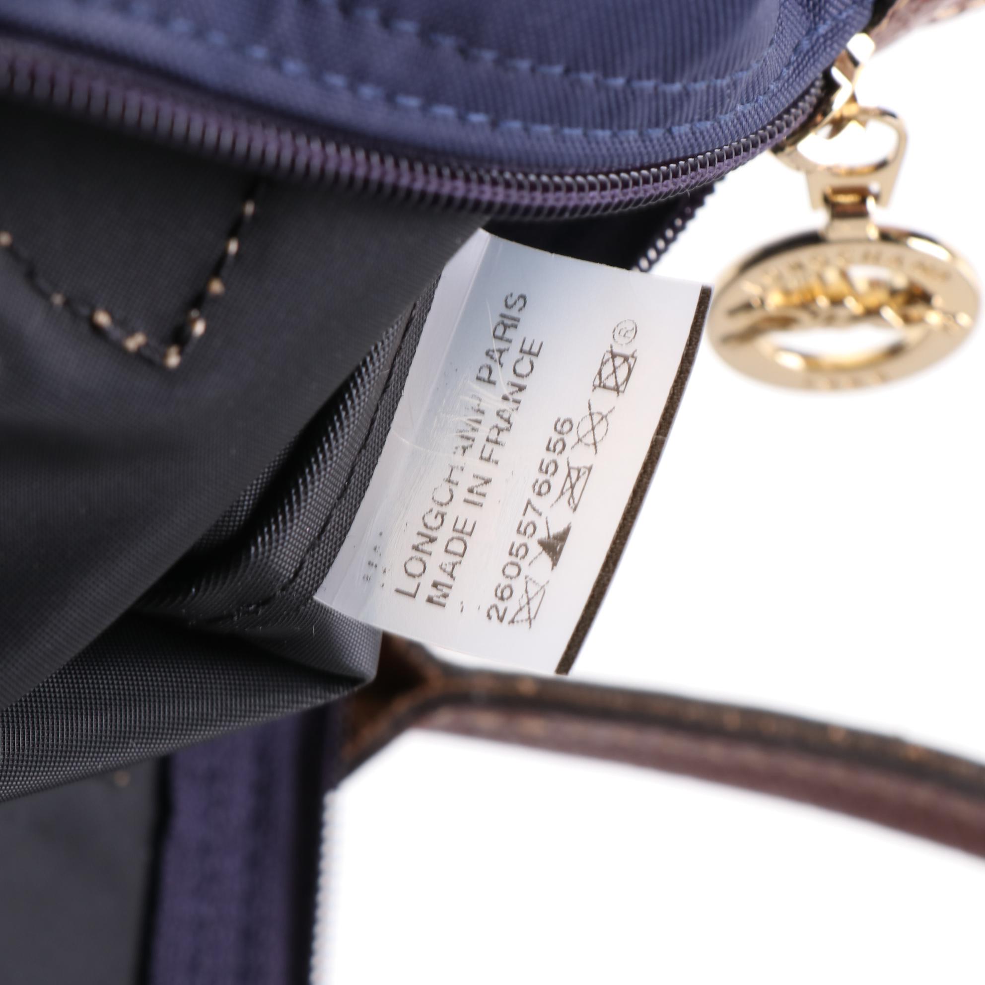 Longchamp Le Pliage Miaou Cat Tote in Nylon and Leather