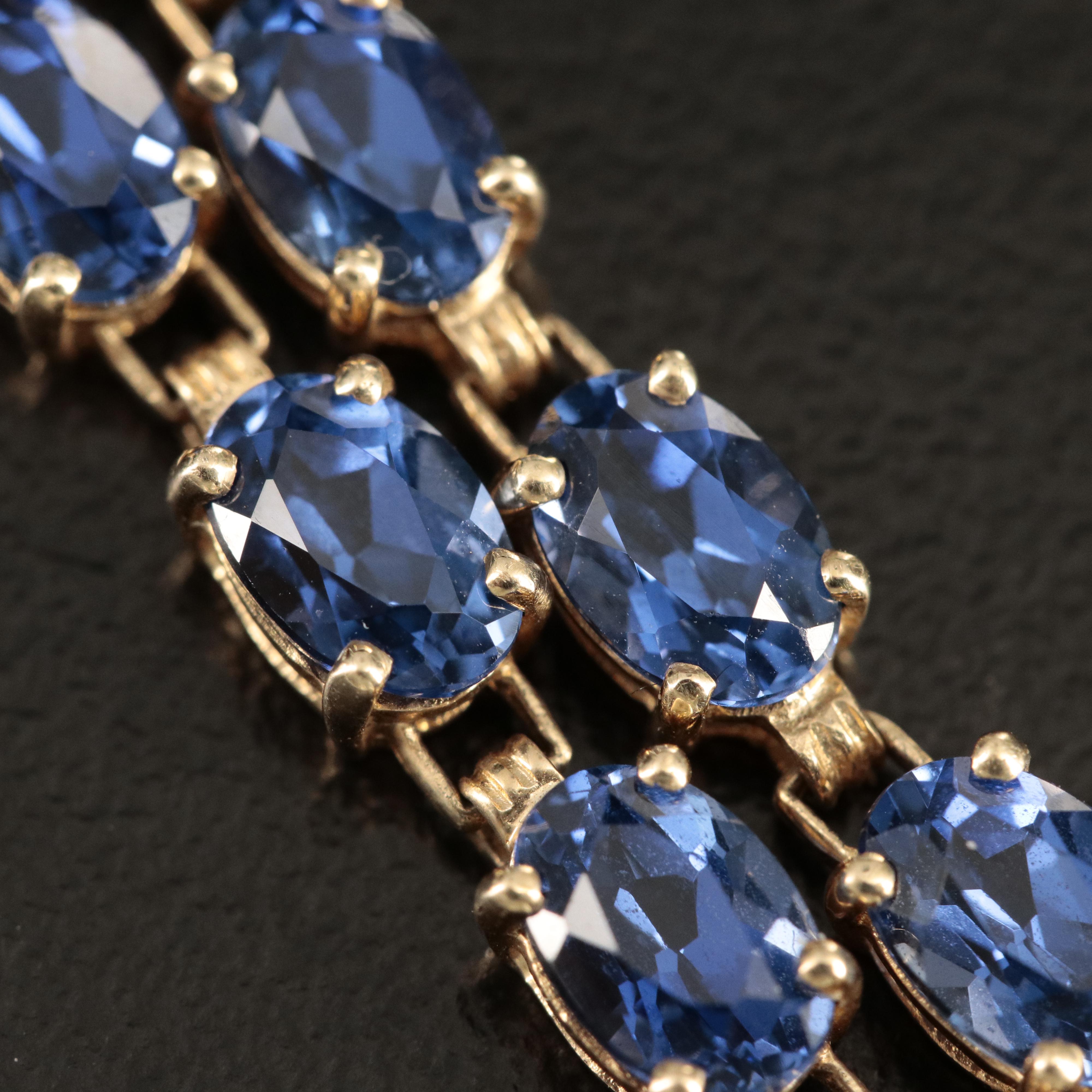 10K Sapphire Bracelet