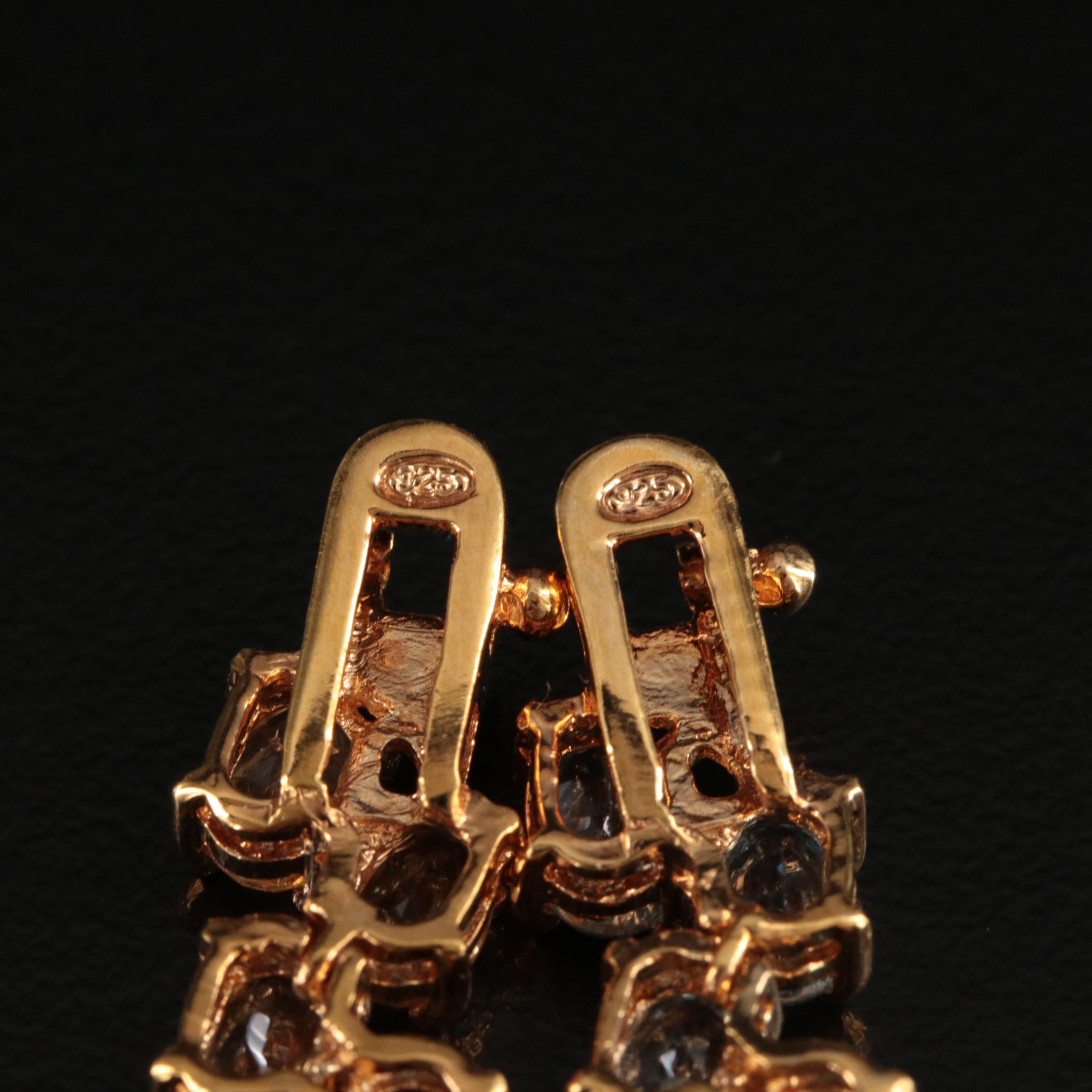 Sterling Topaz and Citrine Bracelets