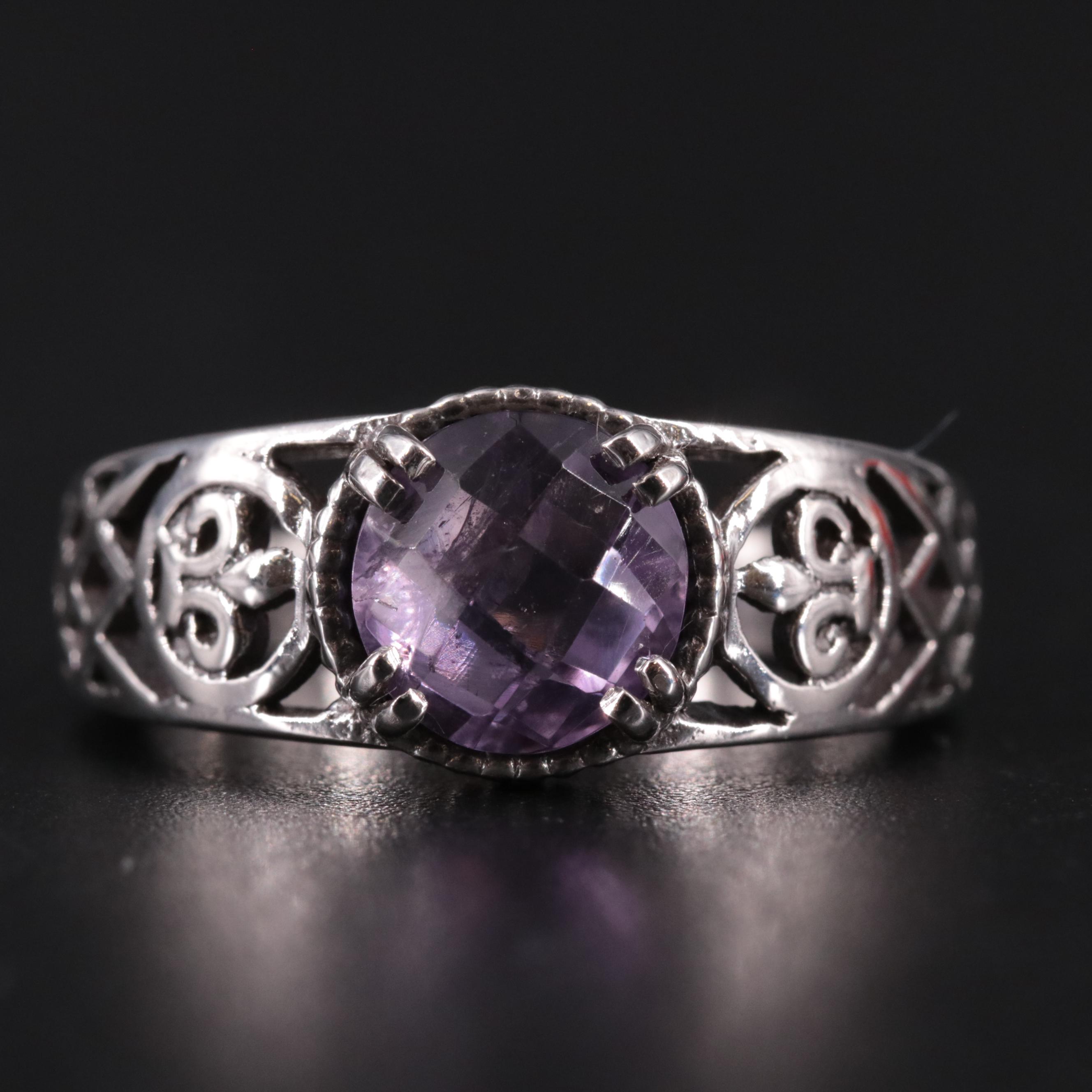 Sterling Silver Amethyst Ring