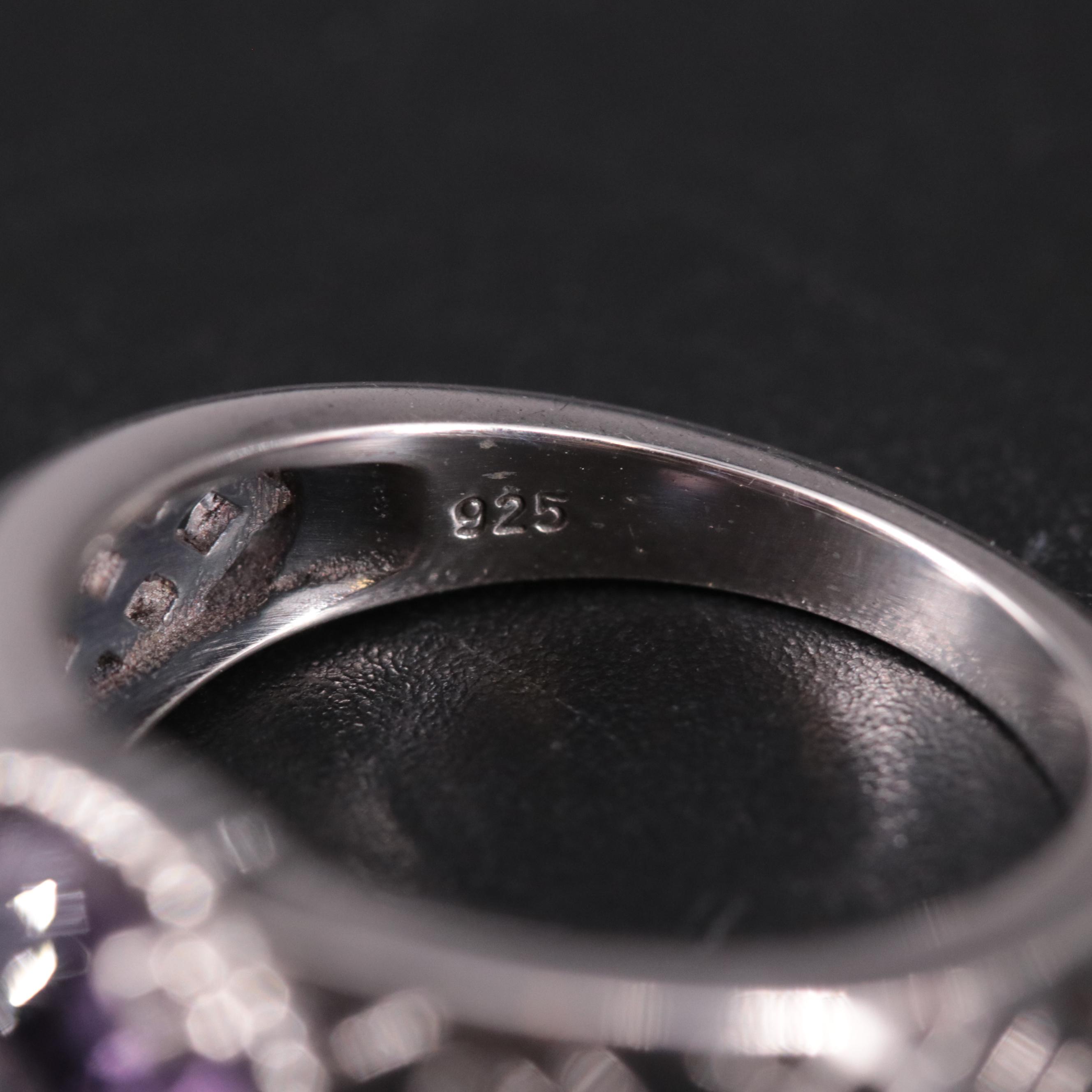 Sterling Silver Amethyst Ring