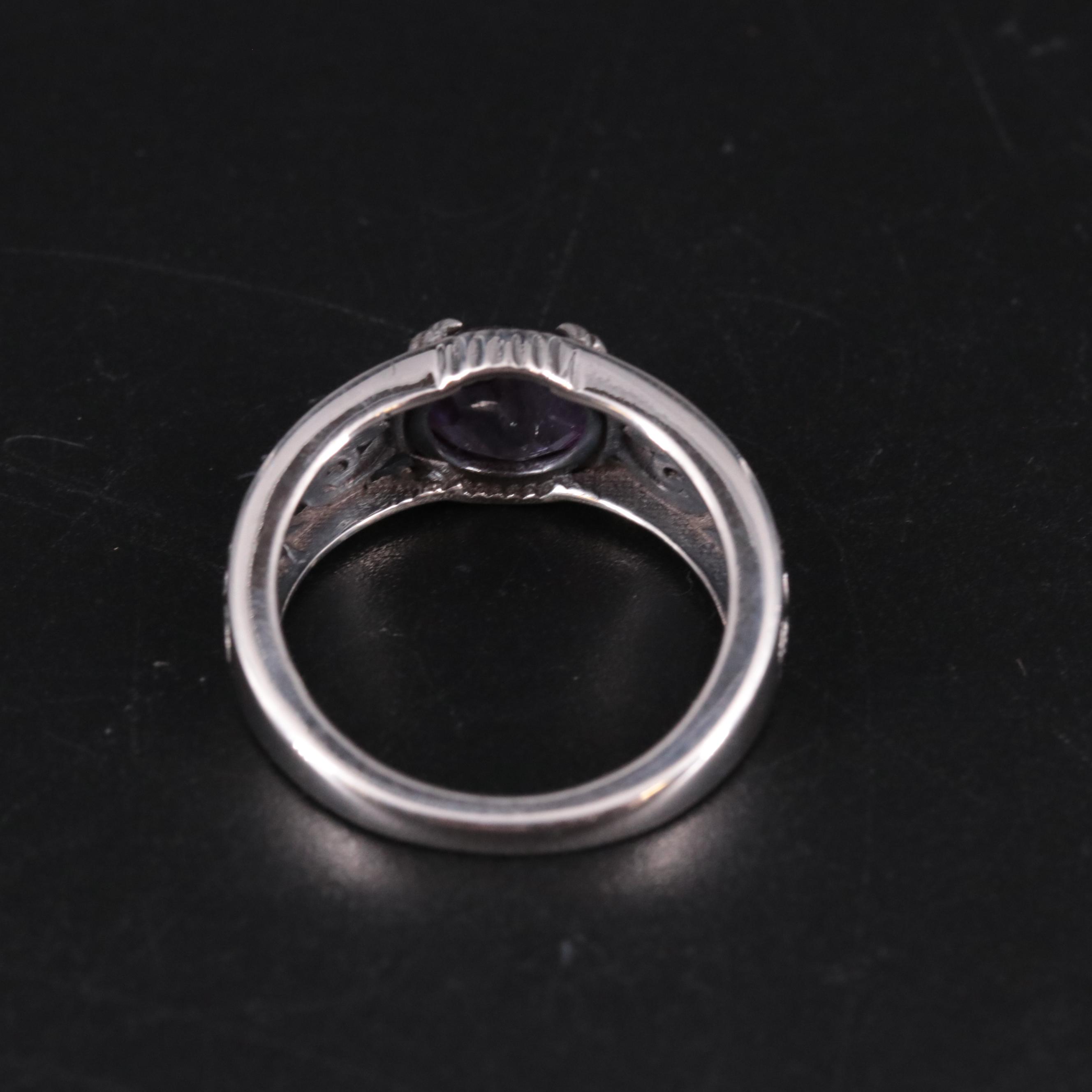 Sterling Silver Amethyst Ring