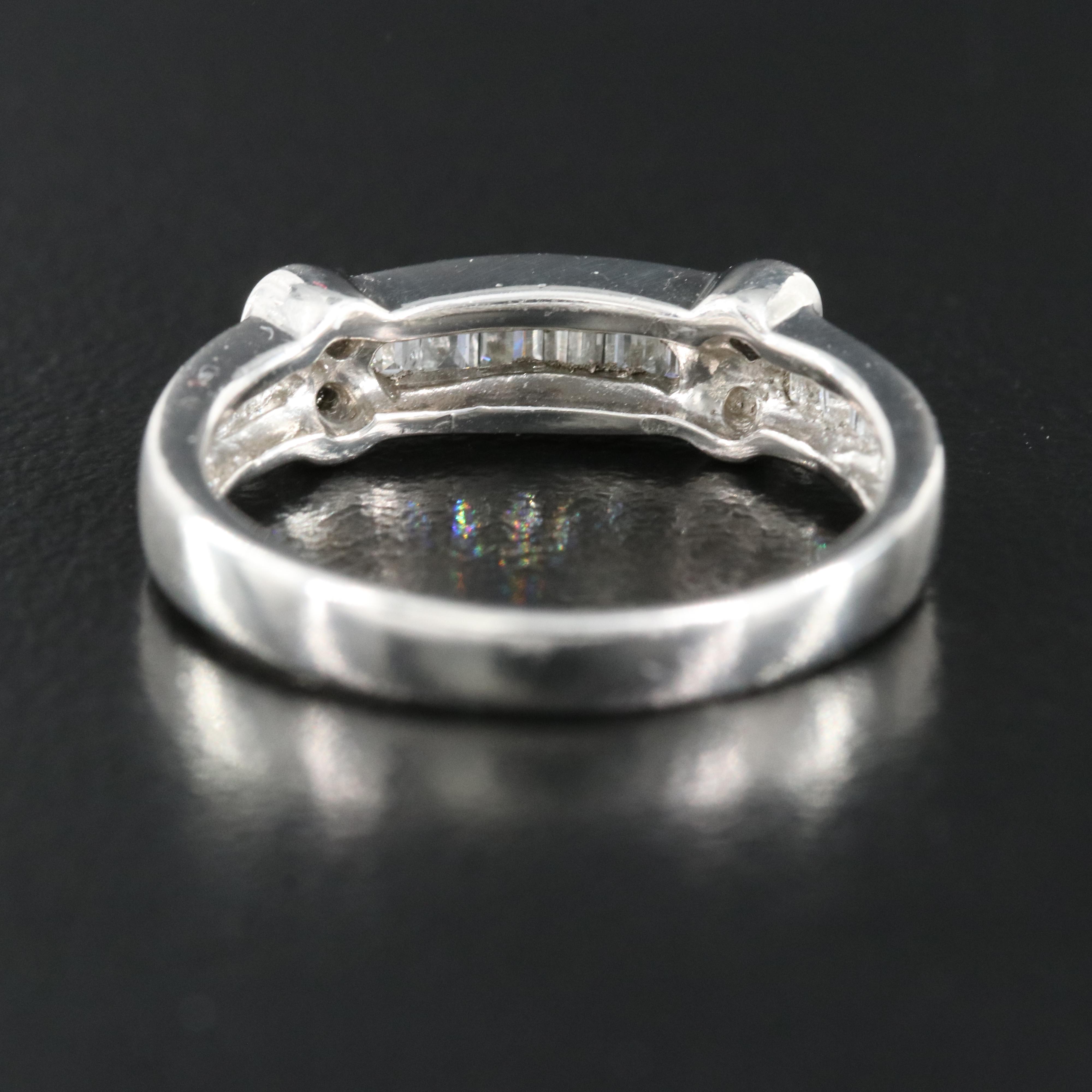 Platinum 0.53 CTW Diamond Ring