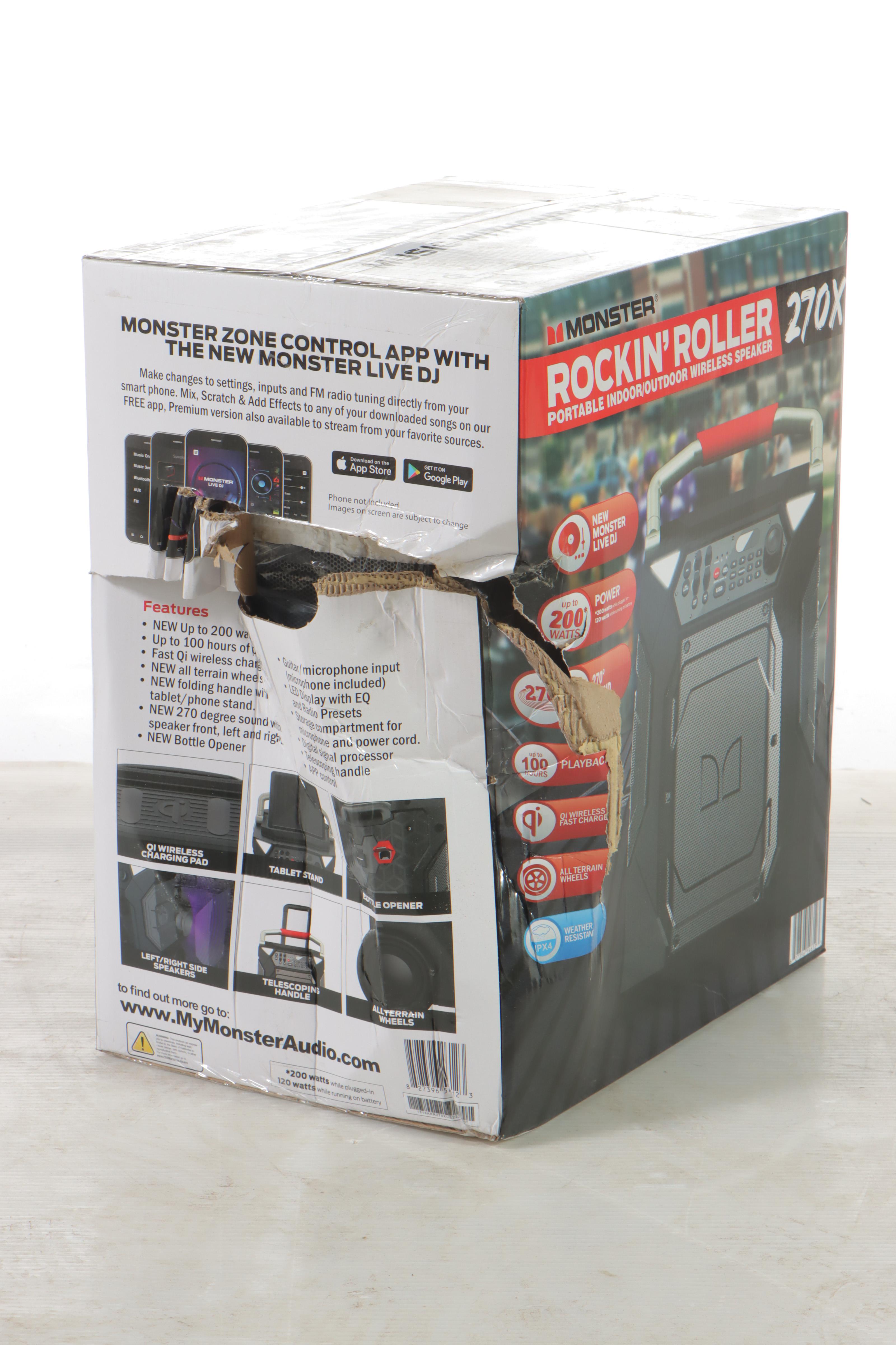 Monster Rockin' Roller Outdoor Wireless Speaker