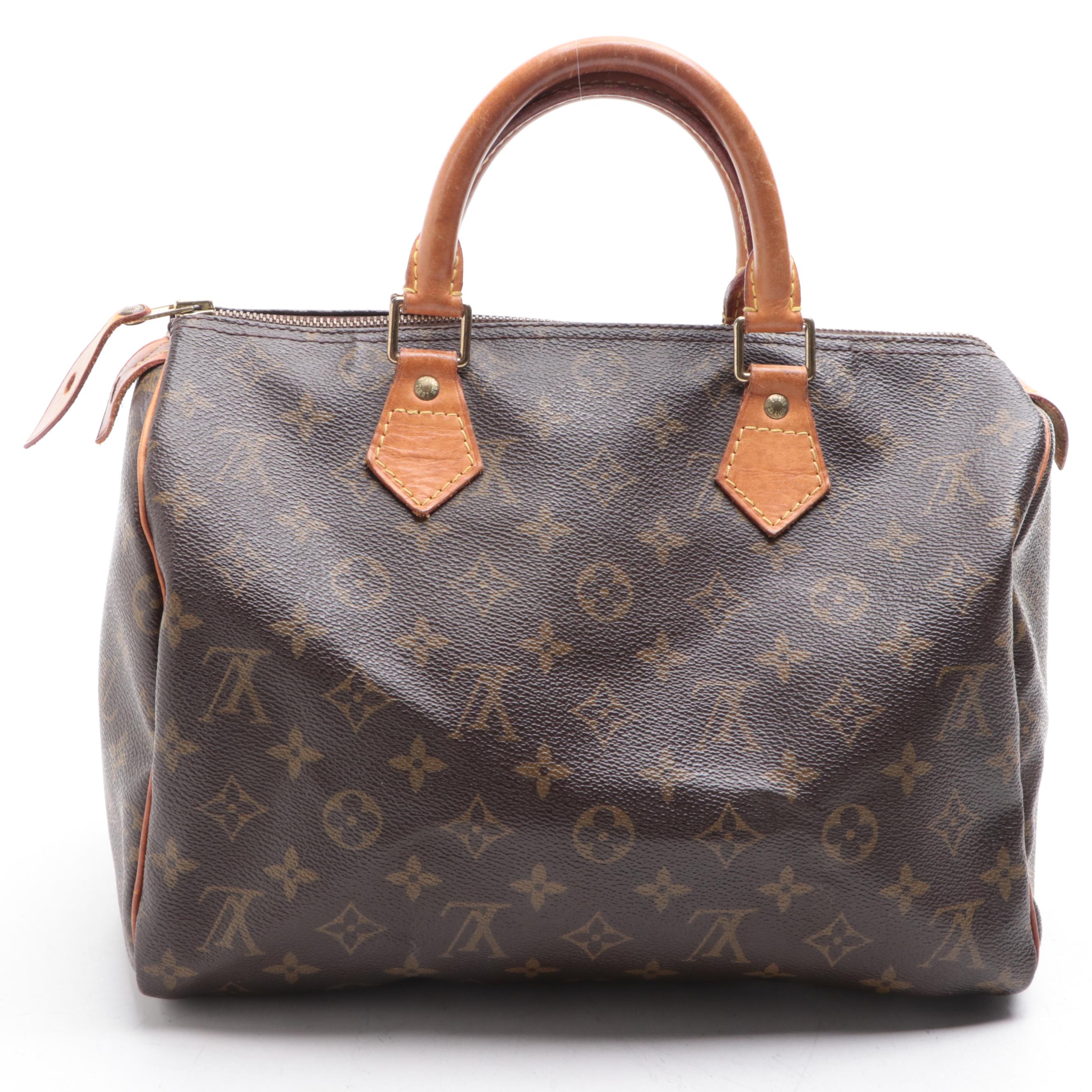 Louis Vuitton Speedy 30 in Monogram Canvas and Vachetta Leather