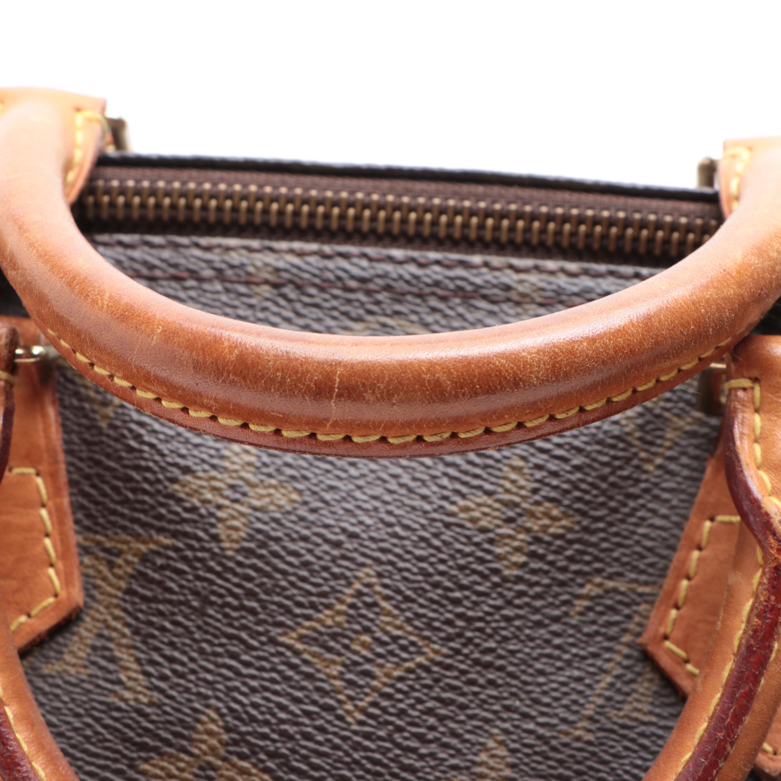 Louis Vuitton Speedy 30 in Monogram Canvas and Vachetta Leather