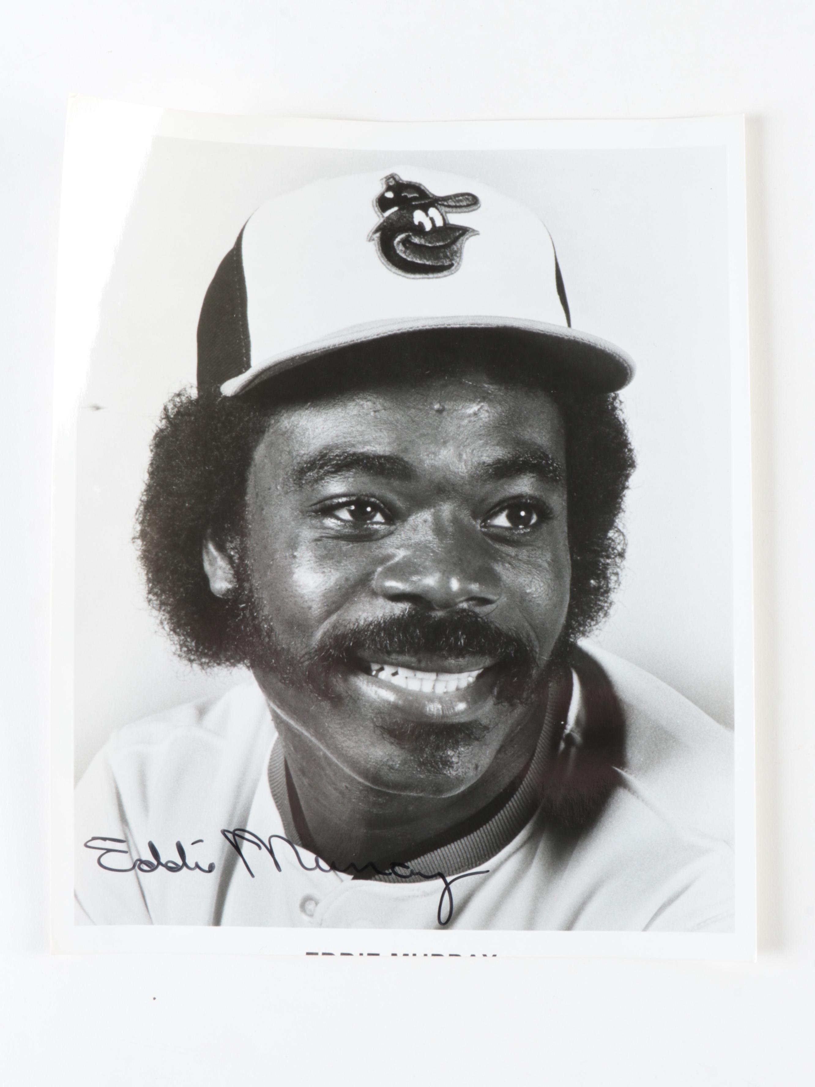 Eddie Murray Signed Giclée with Orioles Scorebooks and More, Mid-Late 20th C.