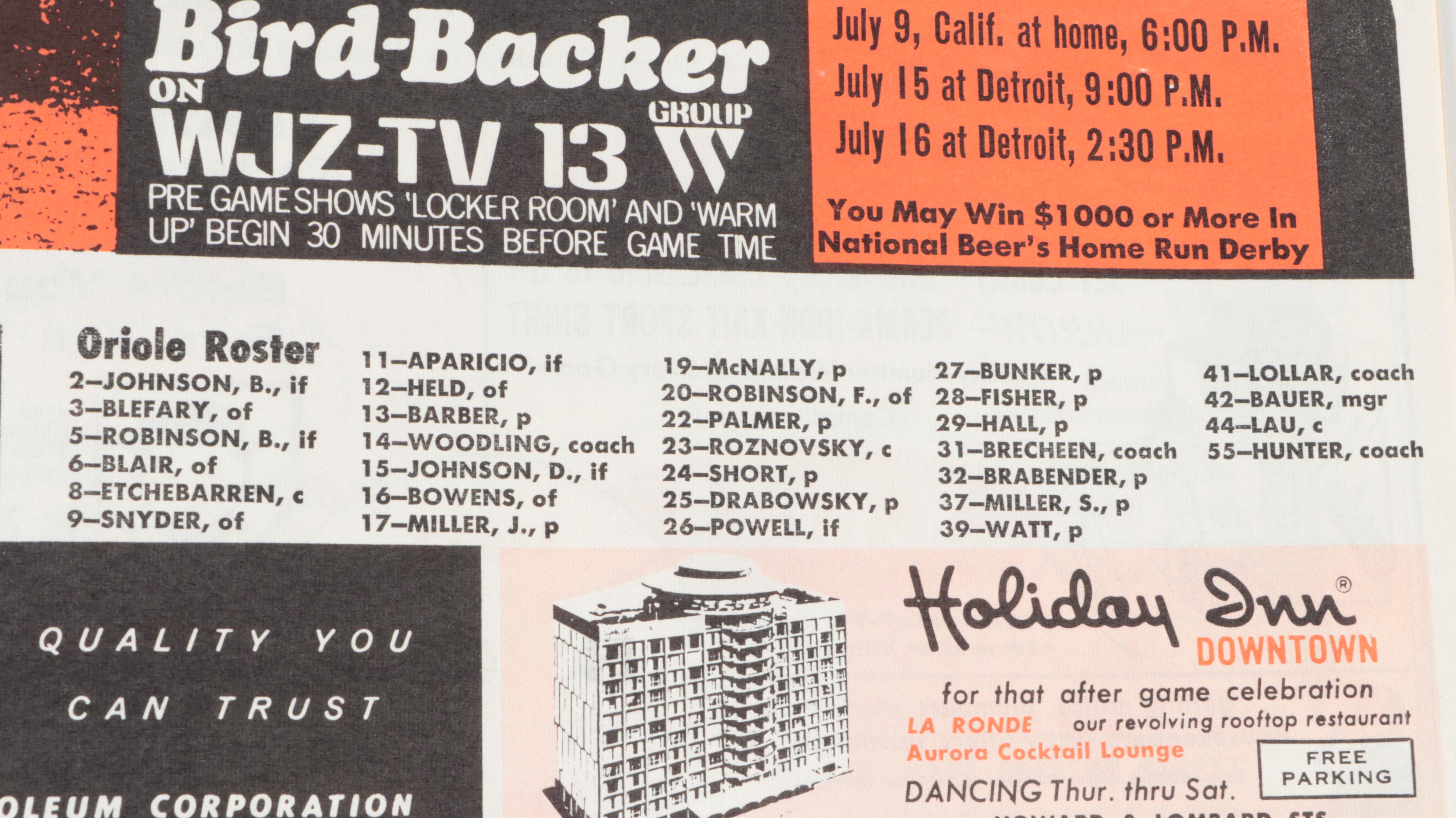 Eddie Murray Signed Giclée with Orioles Scorebooks and More, Mid-Late 20th C.