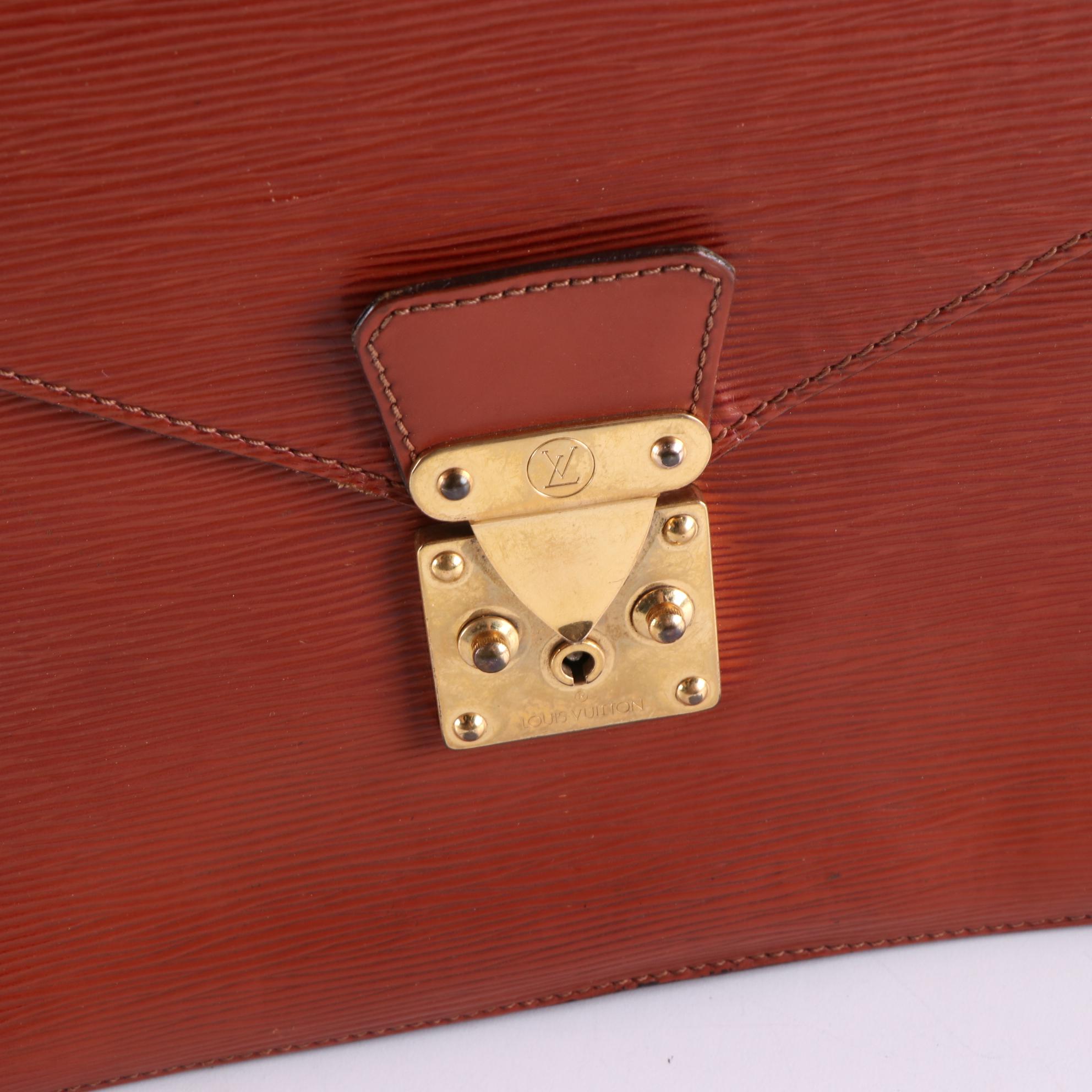 Louis Vuitton Porte-Documents Senateur in Cipango Gold Epi Leather