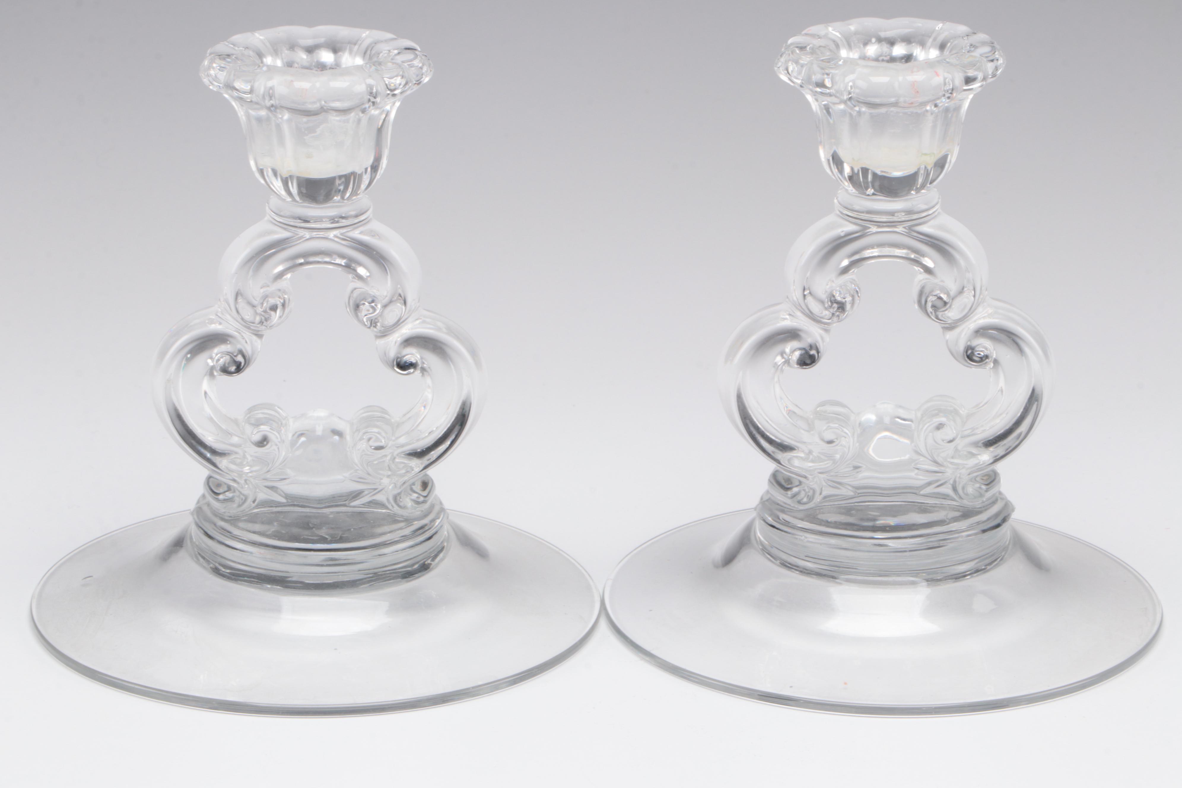 Art Glass Handkerchief Bowl and Swan Bowls with More Art Glass