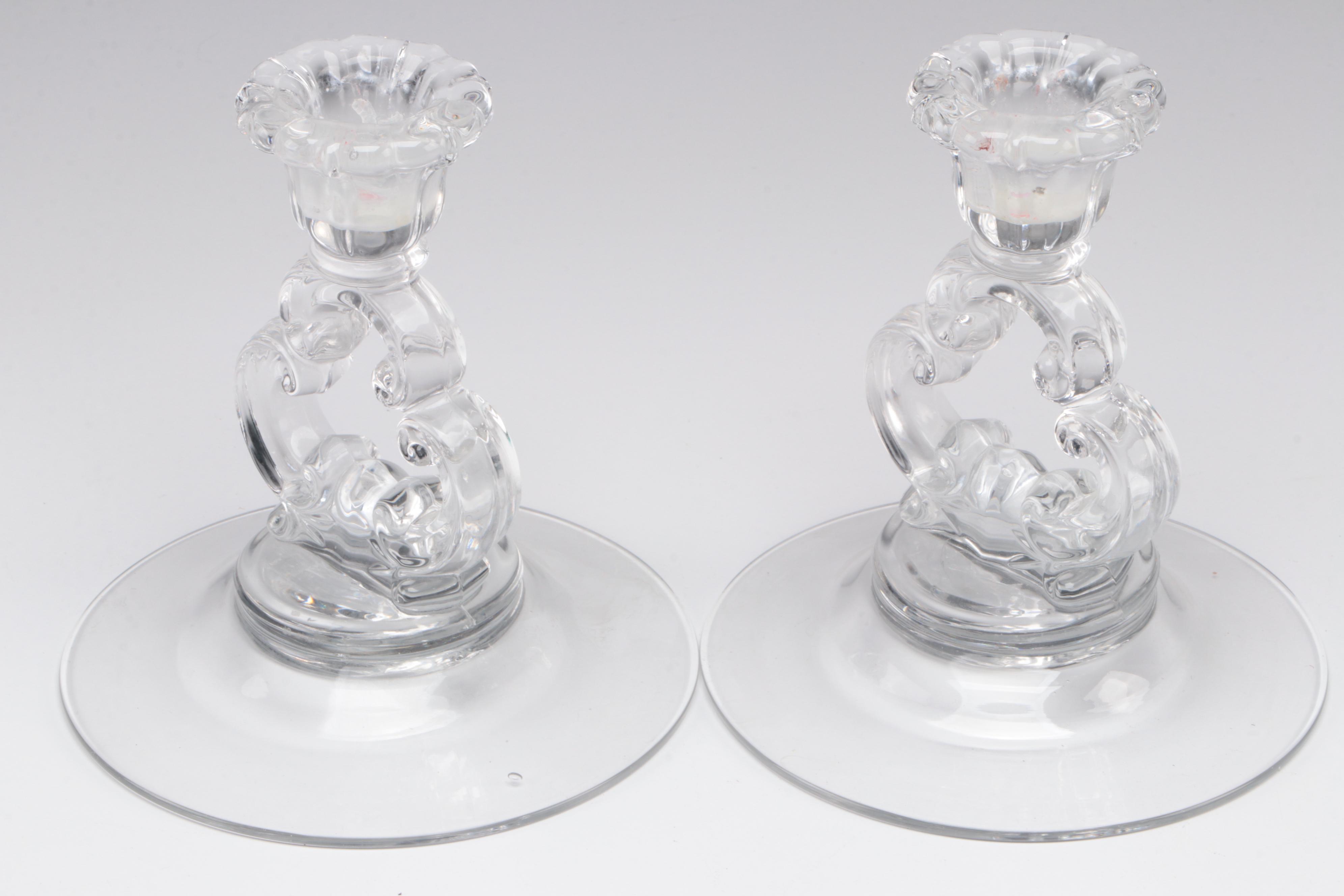 Art Glass Handkerchief Bowl and Swan Bowls with More Art Glass