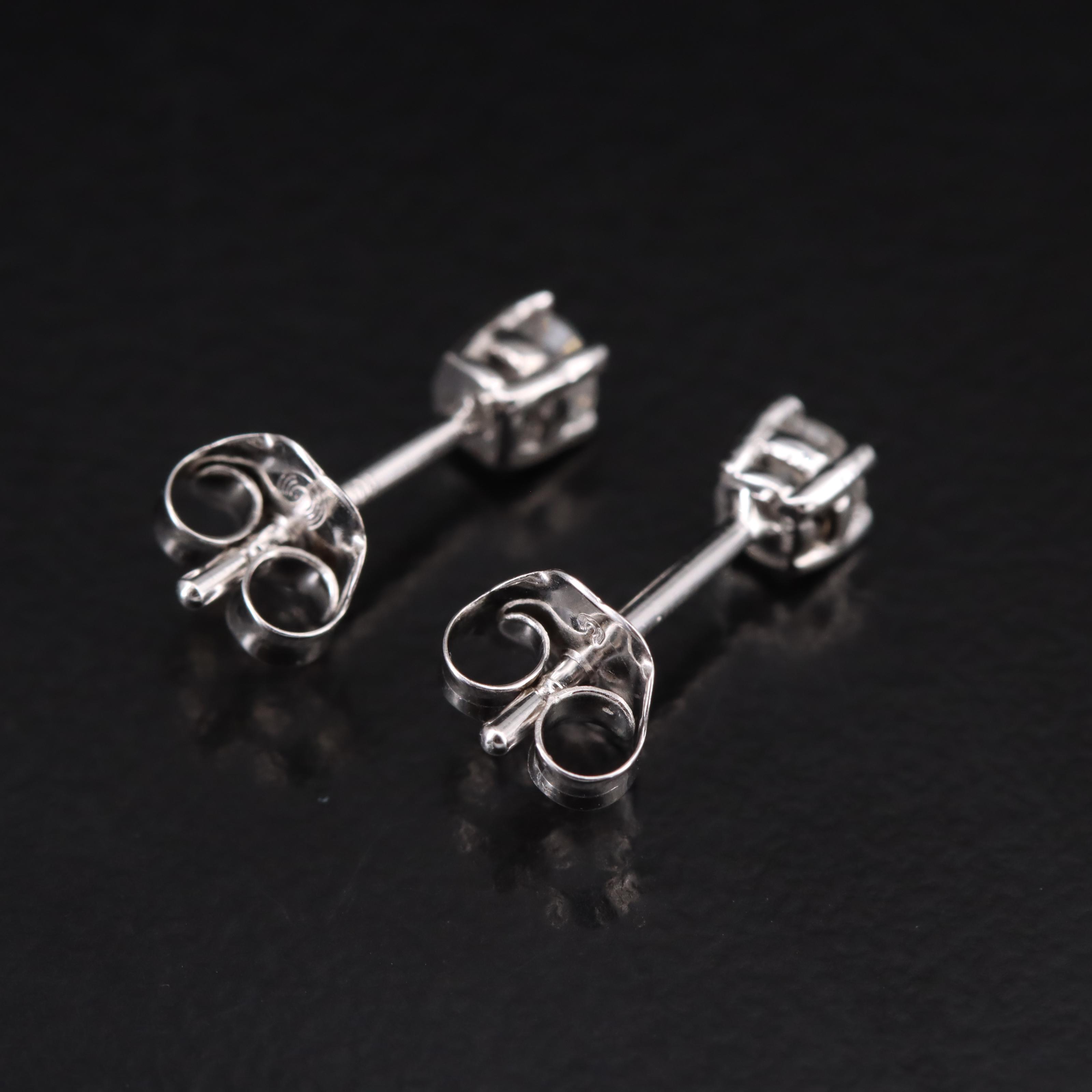 10K 0.20 CTW Diamond Stud Earrings