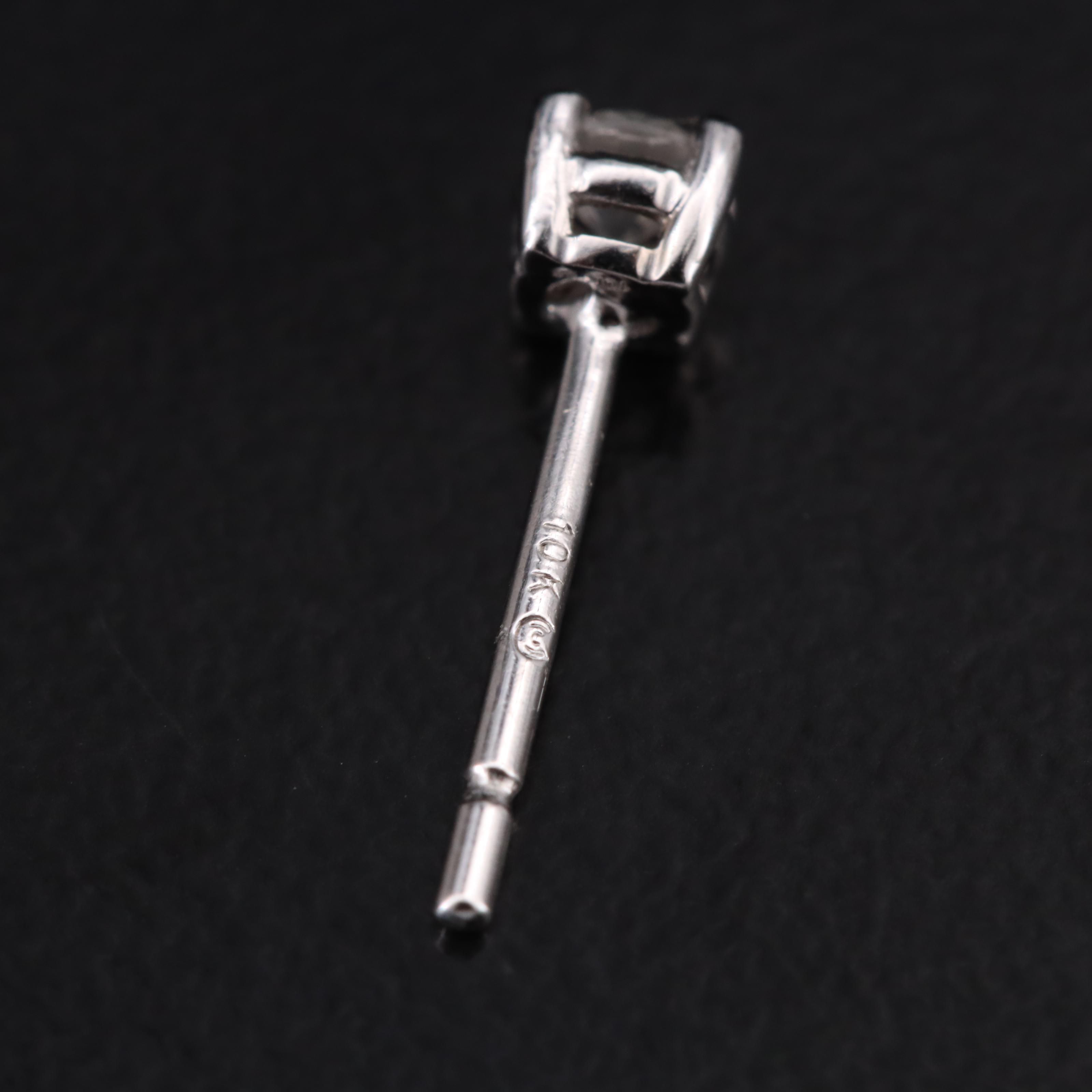 10K 0.20 CTW Diamond Stud Earrings
