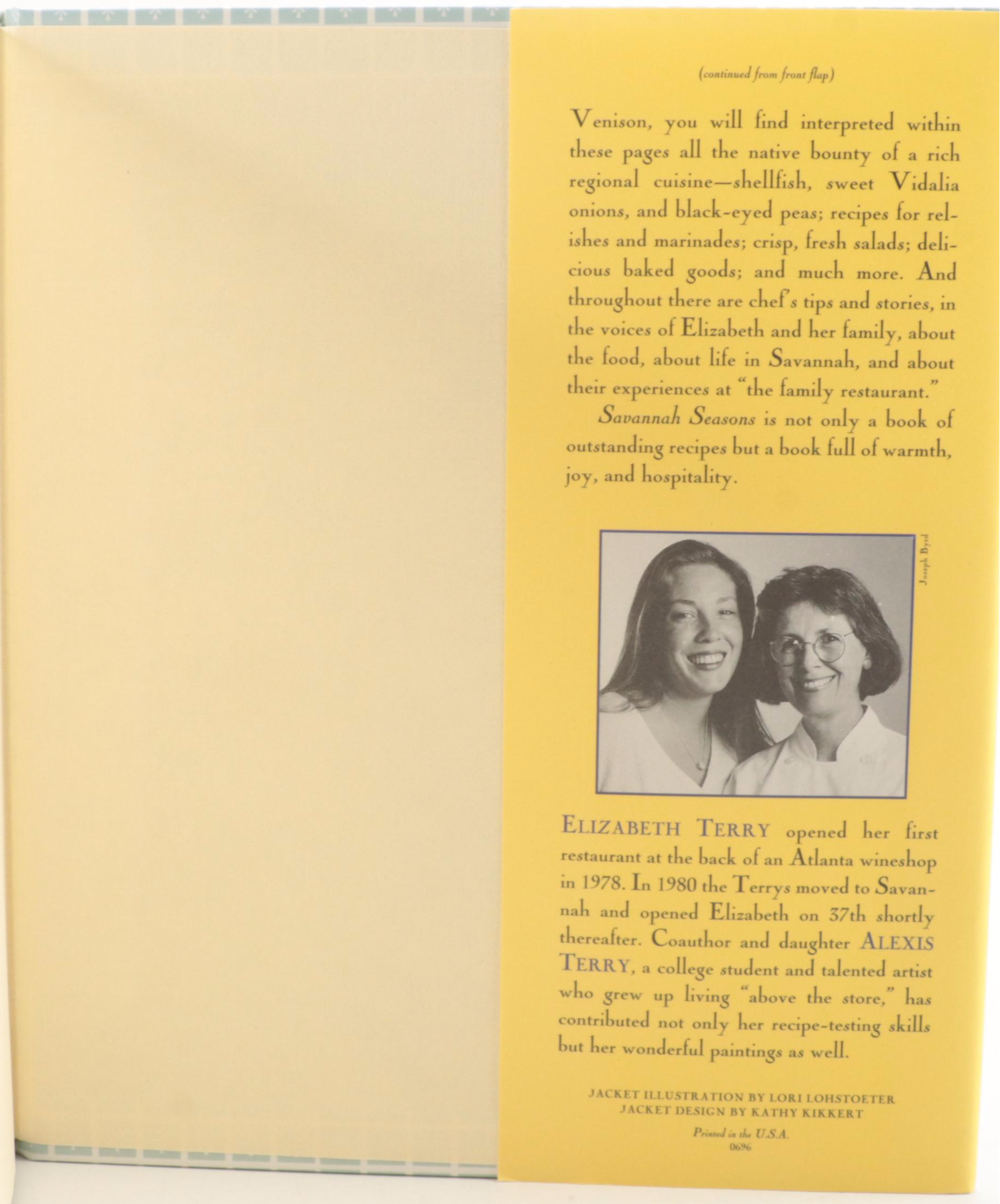 Signed "Savannah Seasons" by Elizabeth Terry and More Cookbooks