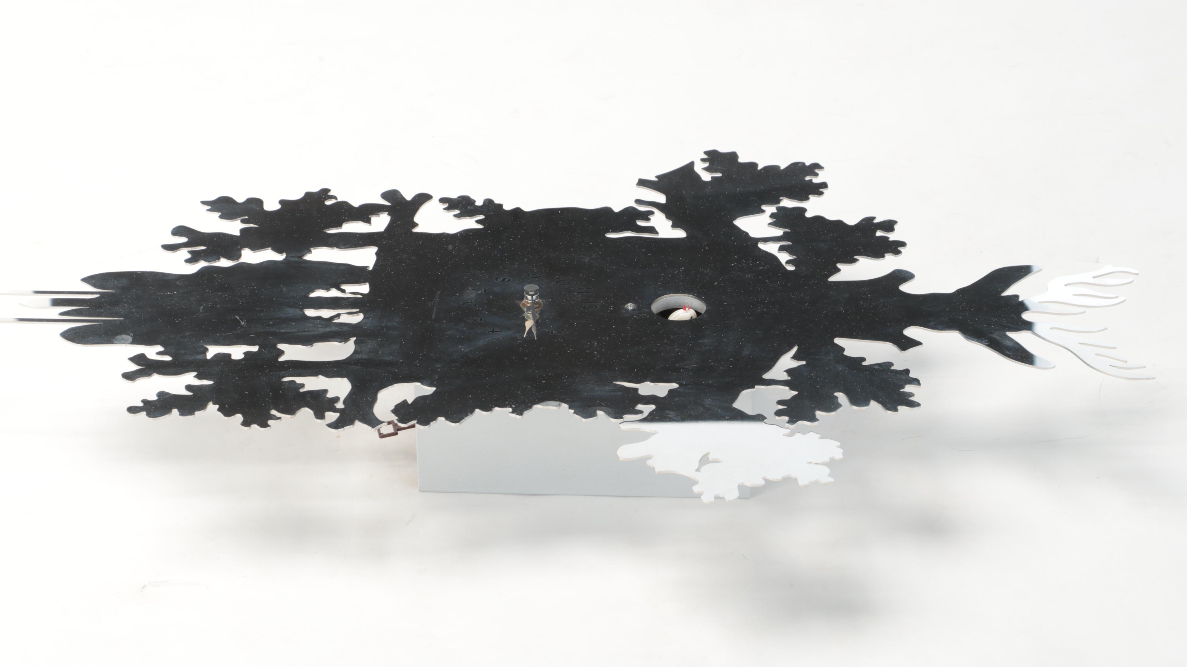 Diamantini & Domeniconi Black Forest Style Mirrored Cuckoo Clock