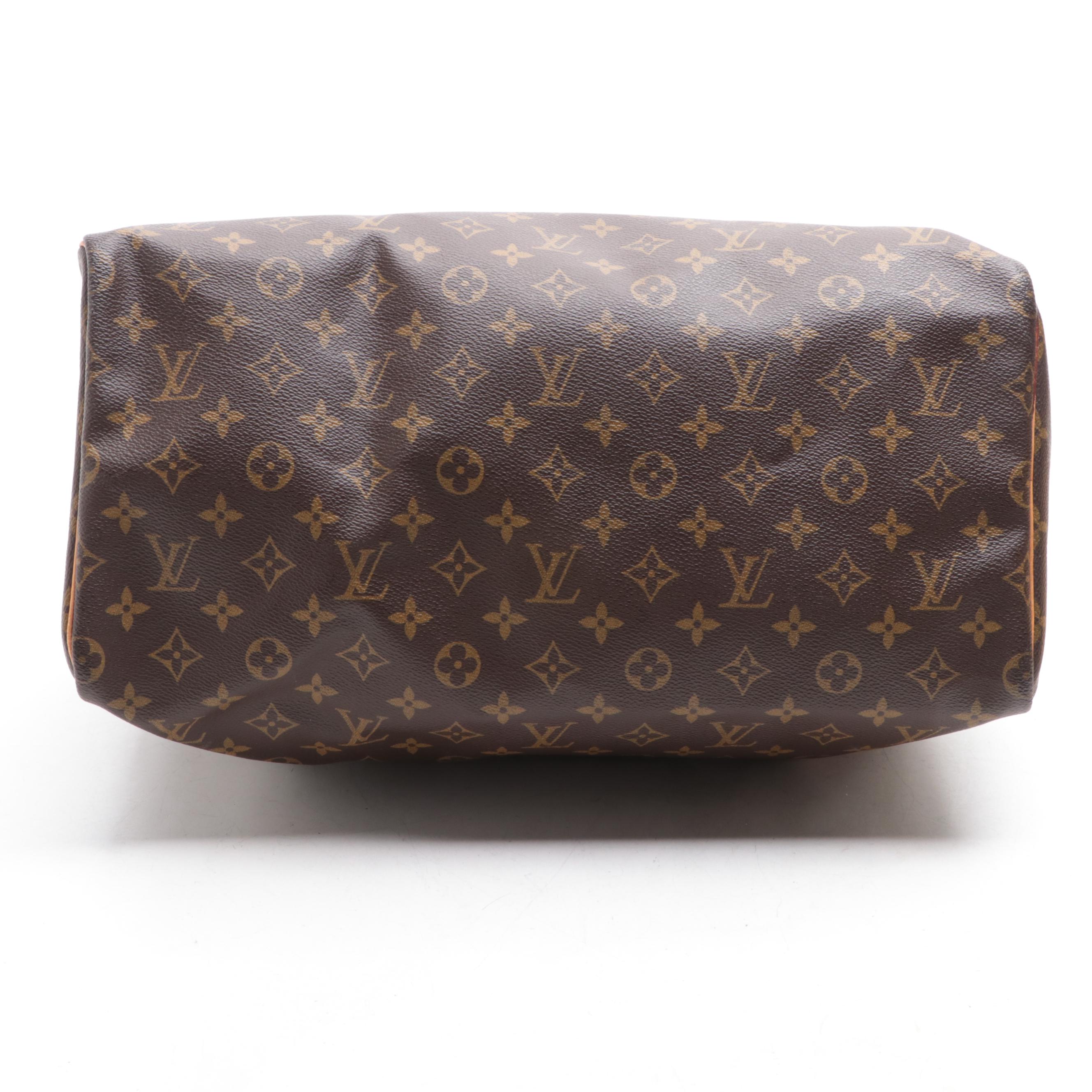 Louis Vuitton Speedy 40 in Monogram Canvas and Vachetta Leather