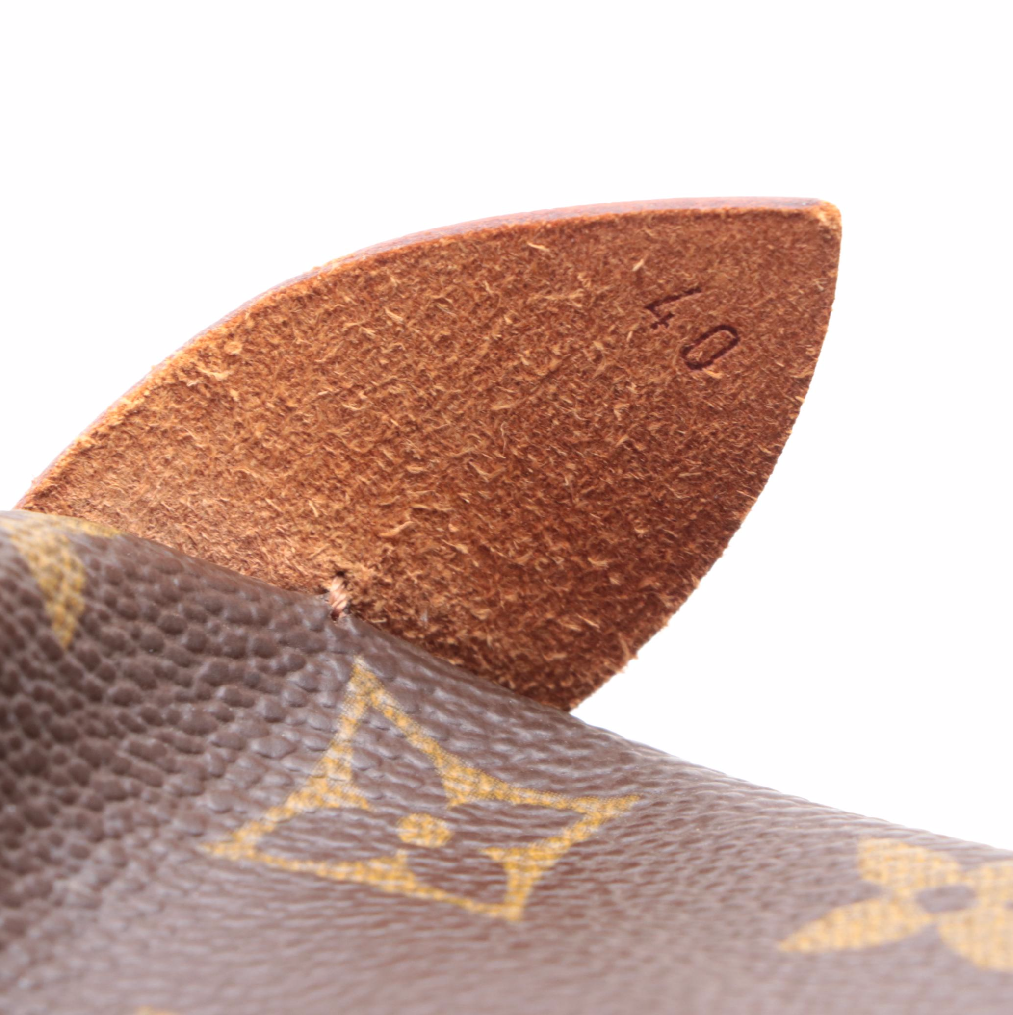 Louis Vuitton Speedy 40 in Monogram Canvas and Vachetta Leather