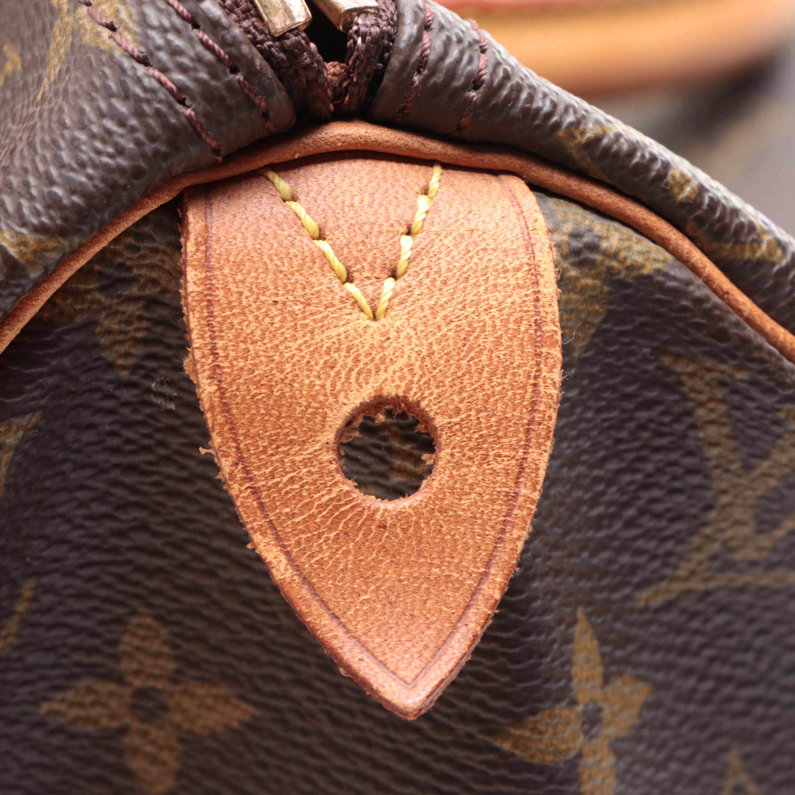 Louis Vuitton Speedy 40 in Monogram Canvas and Vachetta Leather