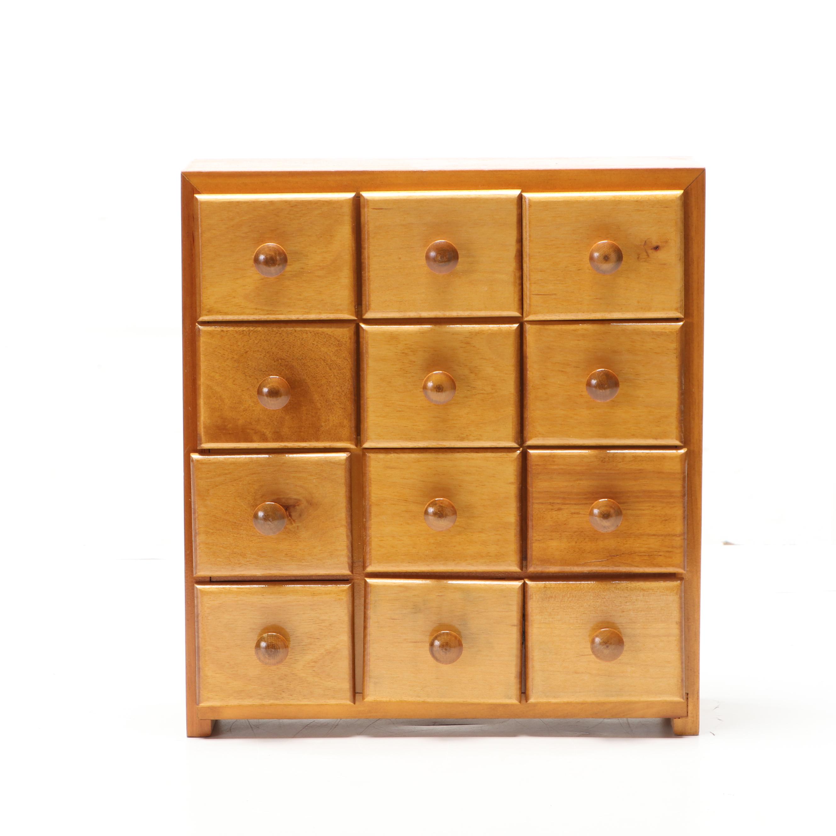 Pine and Cedar Spice Cabinet