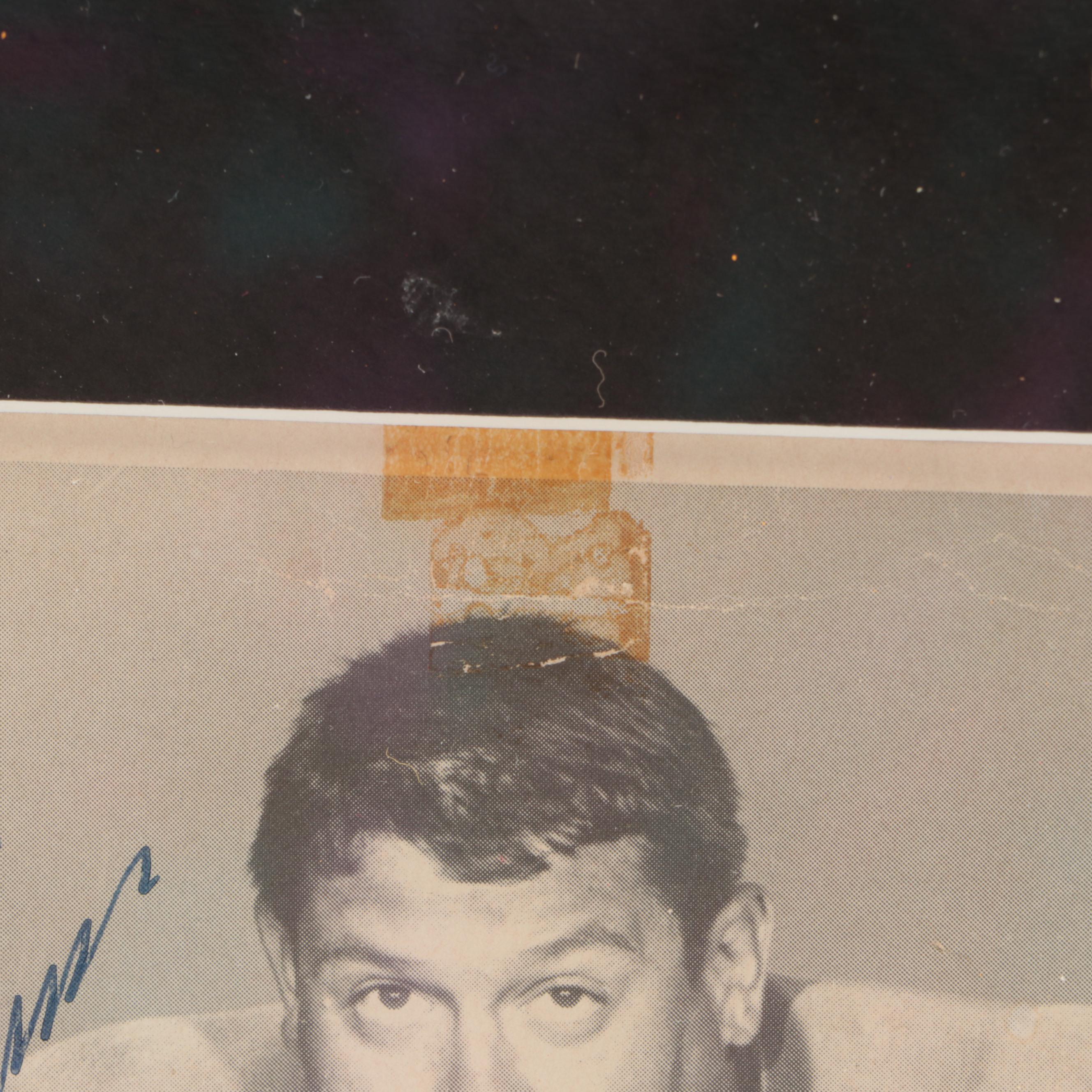 Alex Karras Detroit Lions Signed, Personalized Giclée in Mat Frame