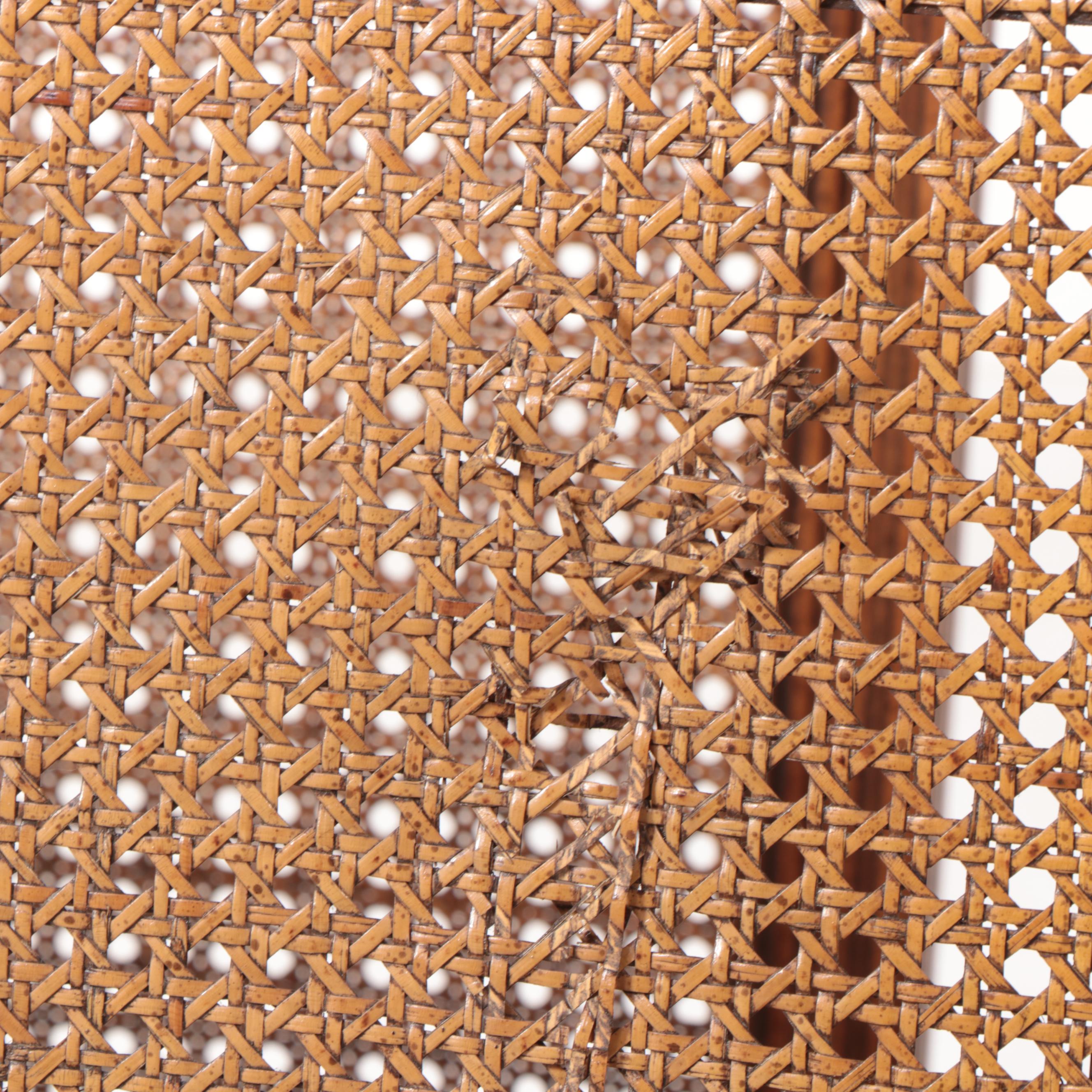 Seven-Piece George III Style Oak and Glass Top Dining Set