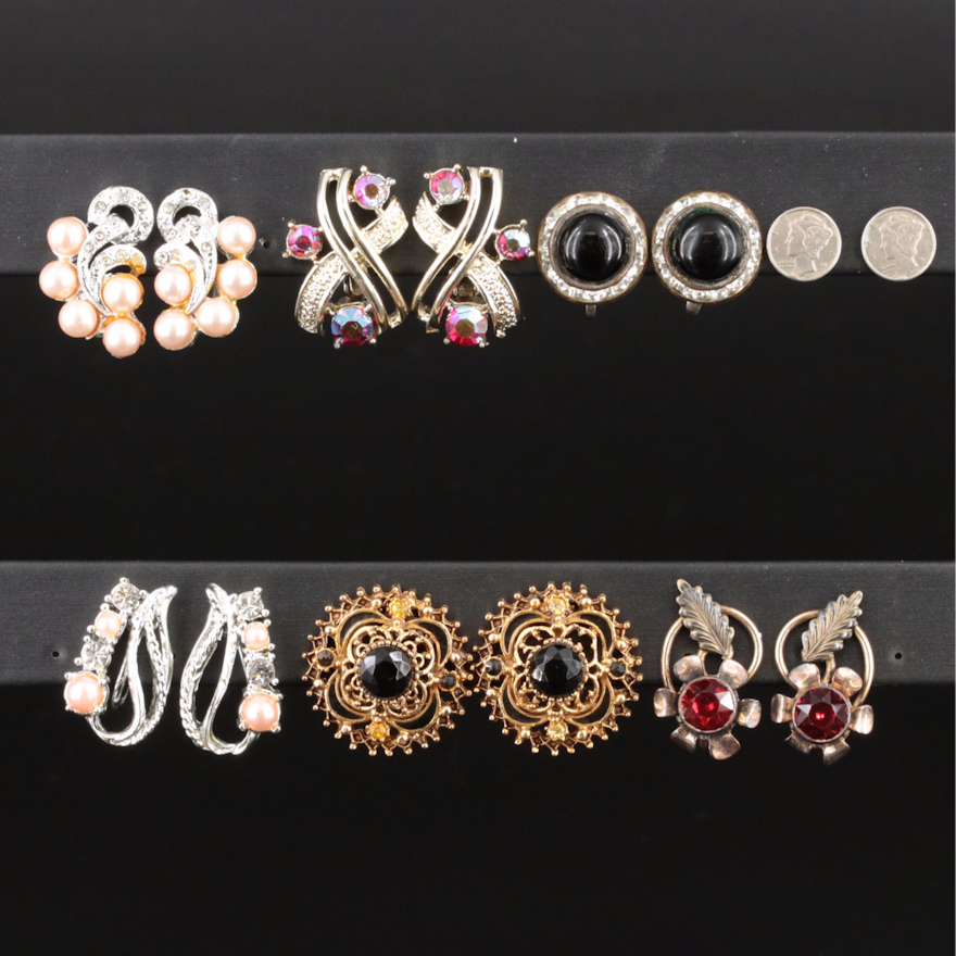 Florenza and Coro Featured in Vintage Collection of Earrings