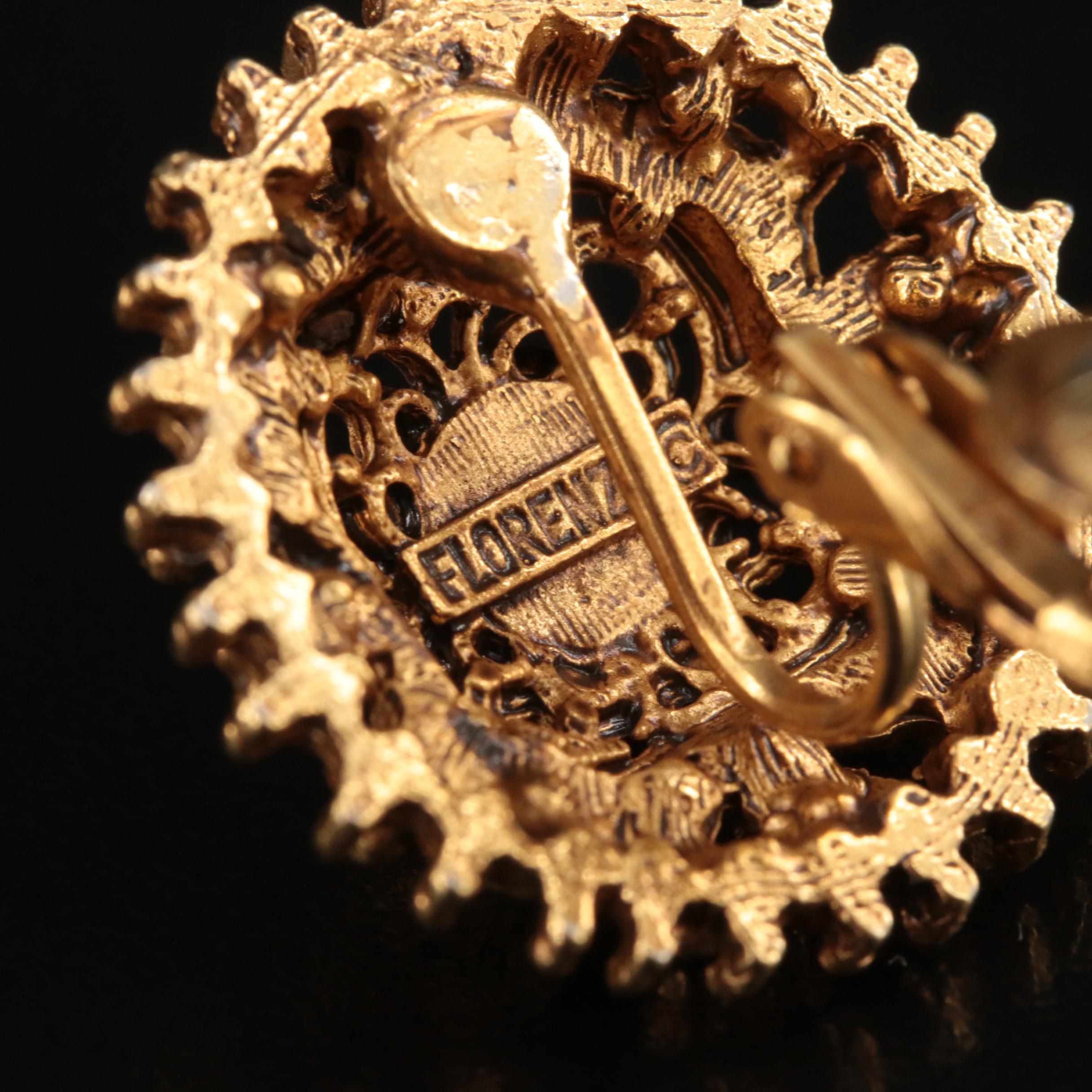 Florenza and Coro Featured in Vintage Collection of Earrings