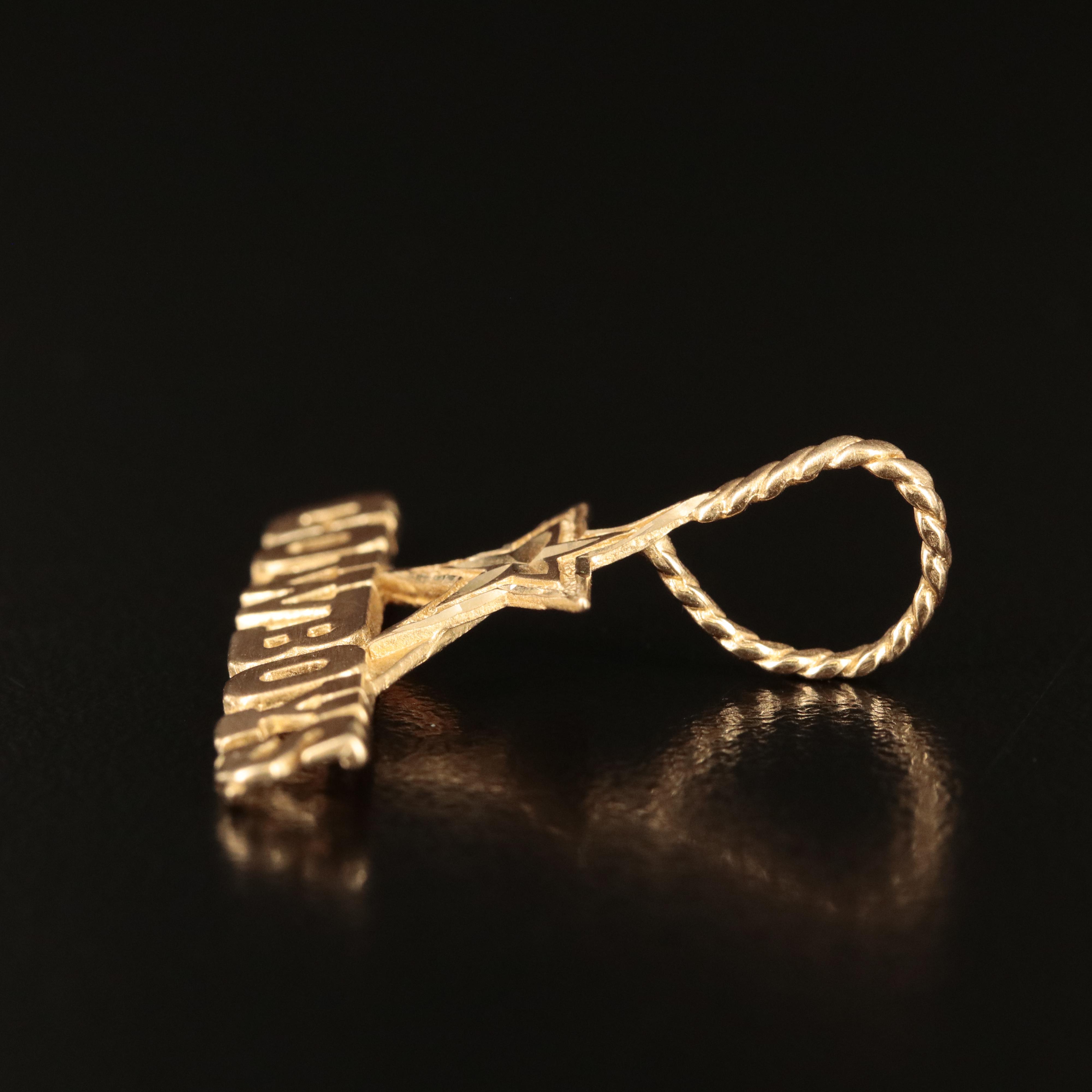 14K Dallas Cowboys Pendant