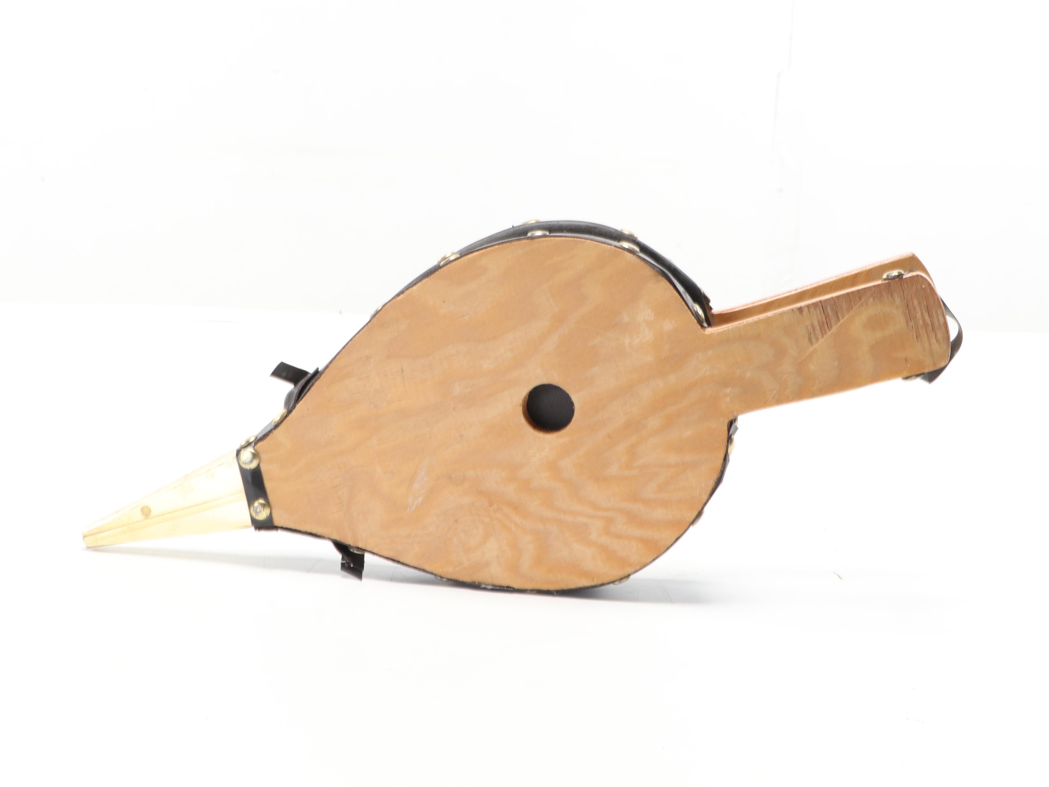 Basketville Brass and Wood Kindling Bucket with Bellows and Match Holder