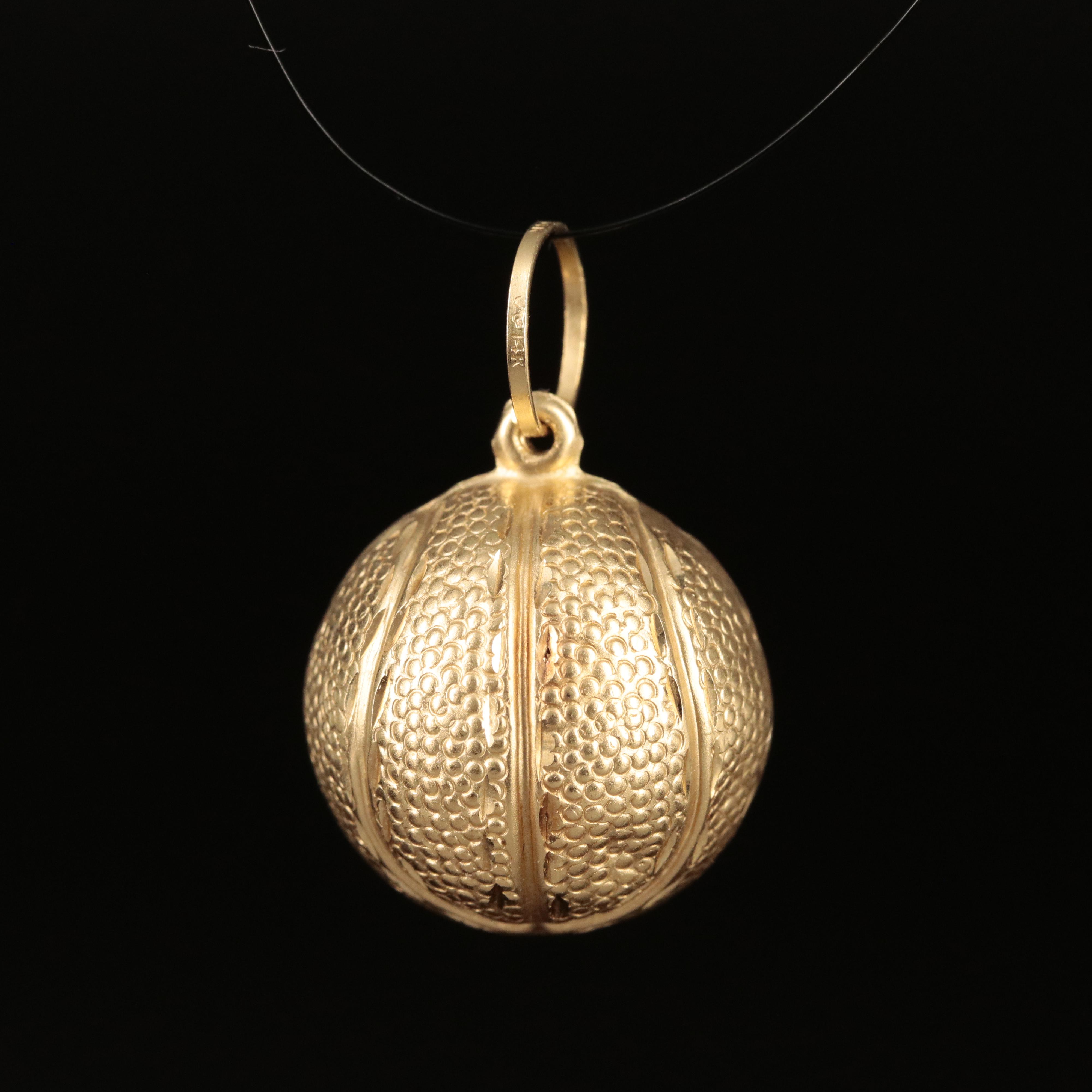 Michael Anthony 14K Basketball Charm