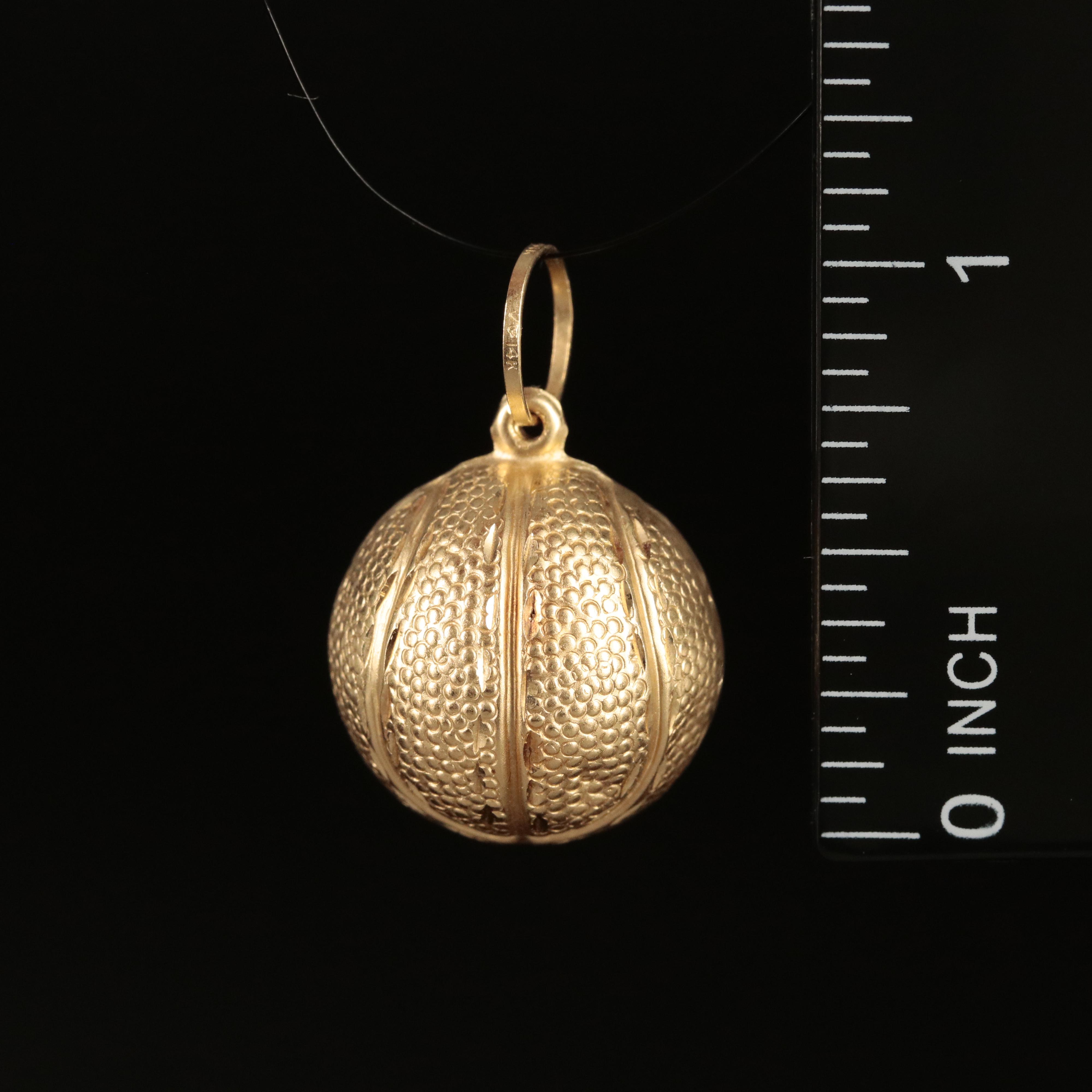 Michael Anthony 14K Basketball Charm
